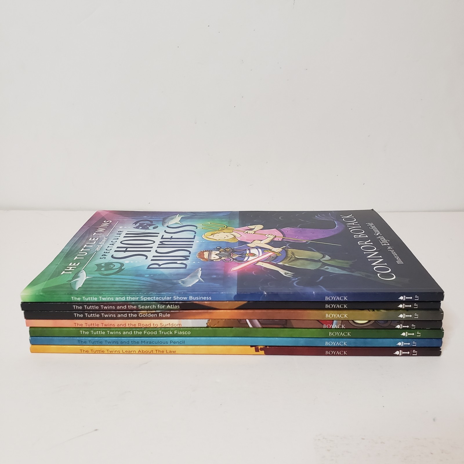 The Tuttle Twins #1-2 + 4-8 Paperback Book Lot Connor Boyack Libertas Press