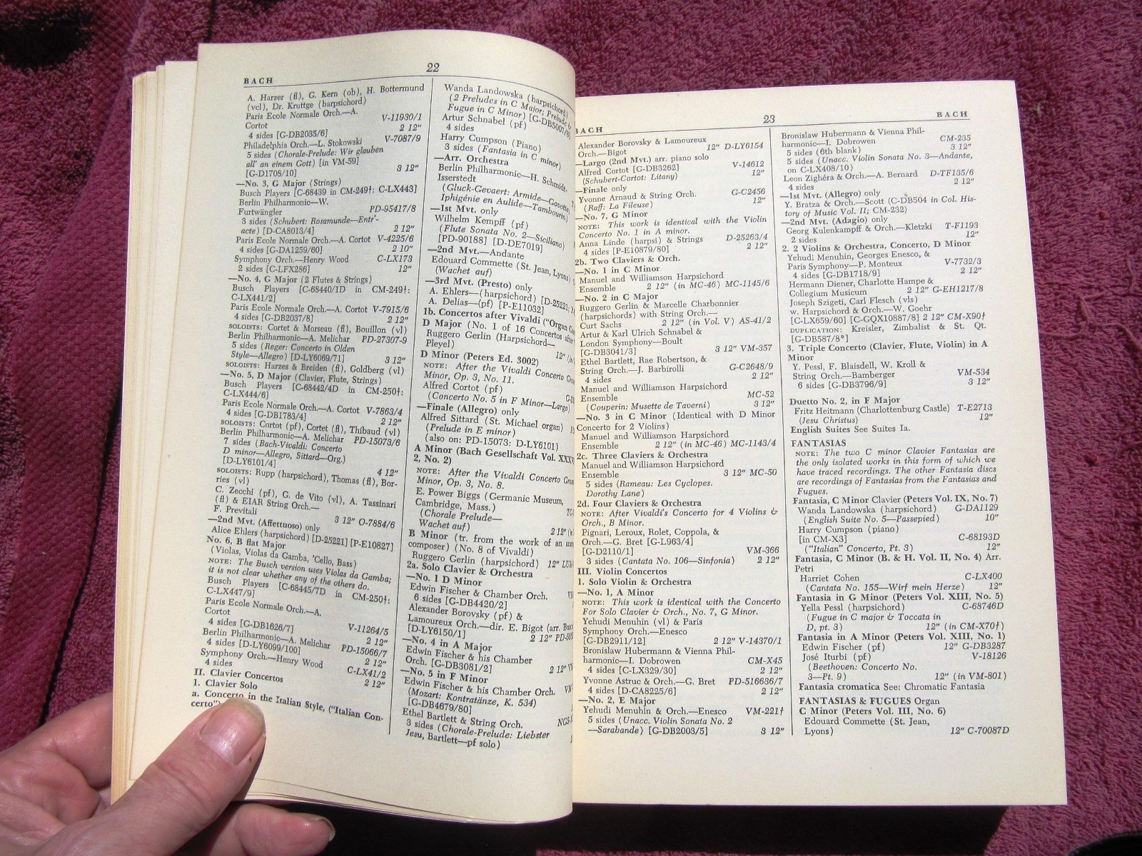 1942 GRAMOPHONE SHOP ENCYCLOPEDIA of RECORDED MUSIC Discography George C Leslie