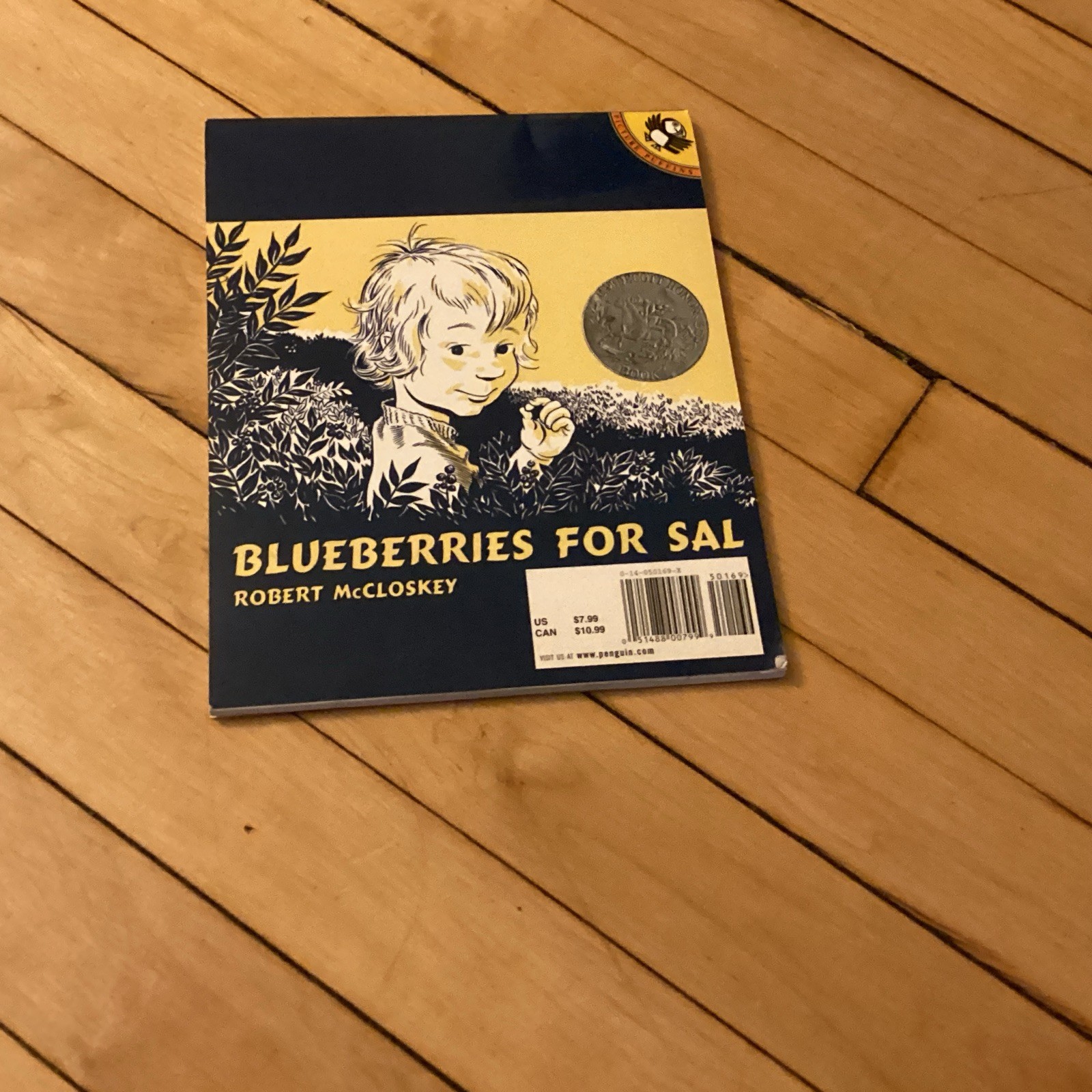 Blueberries for Sal by Robert McCloskey Hardcover Illustrated Picture Book