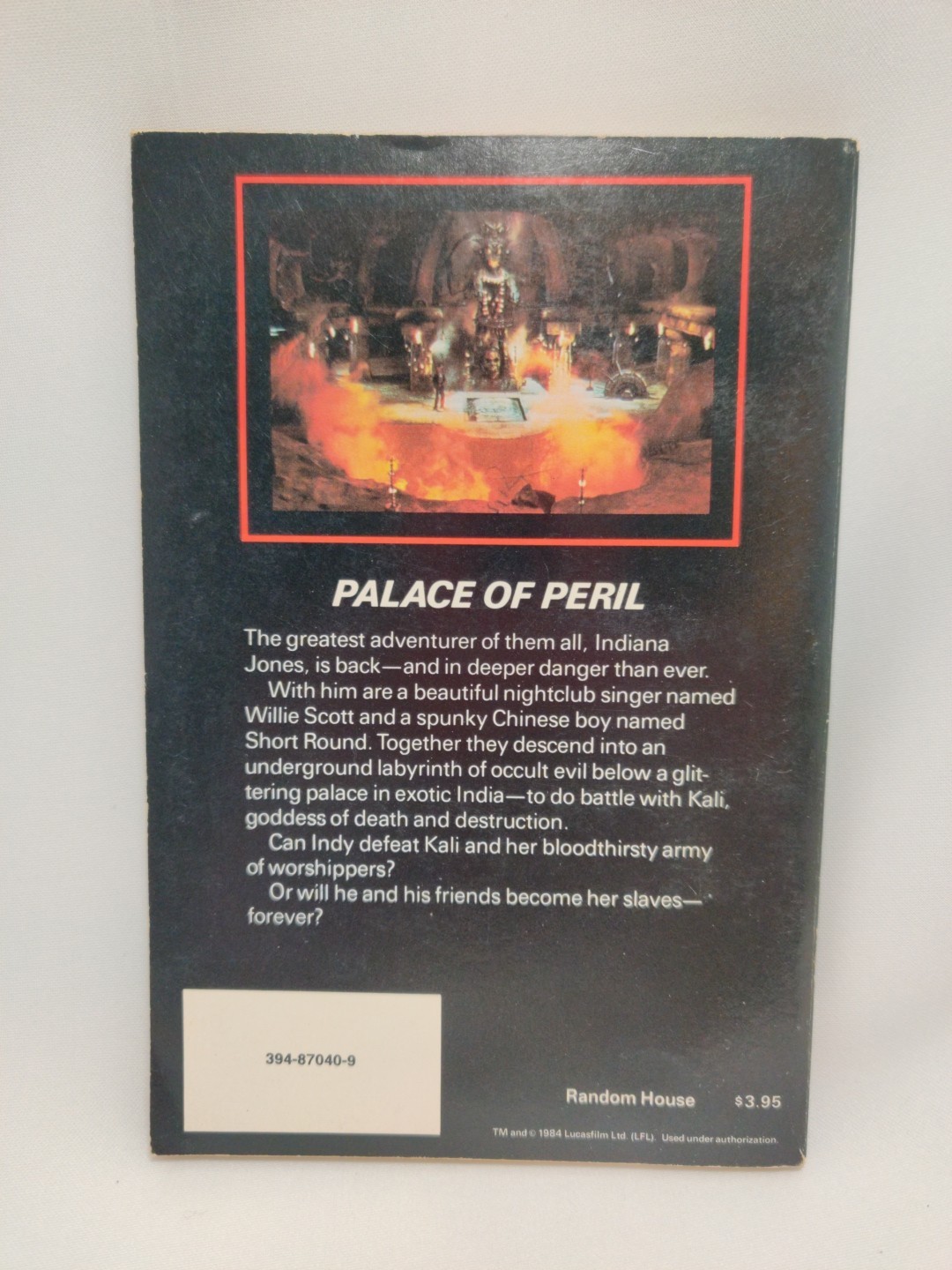 Indiana Jones and the Temple Of Doom: A Tale Of High Adventure TPB 1984 Book