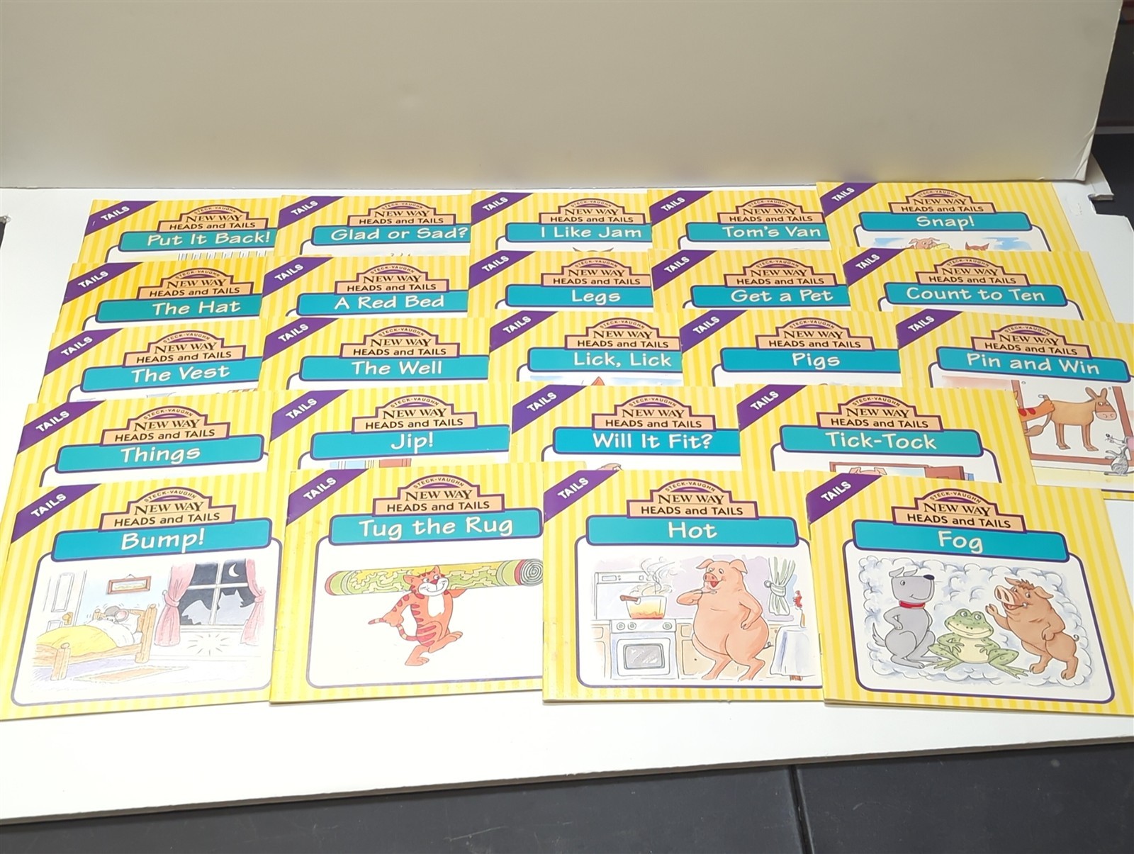 Steck-Vaughn Educational Books New Way Heads&Tails Early Readers Lot 42 Book Set