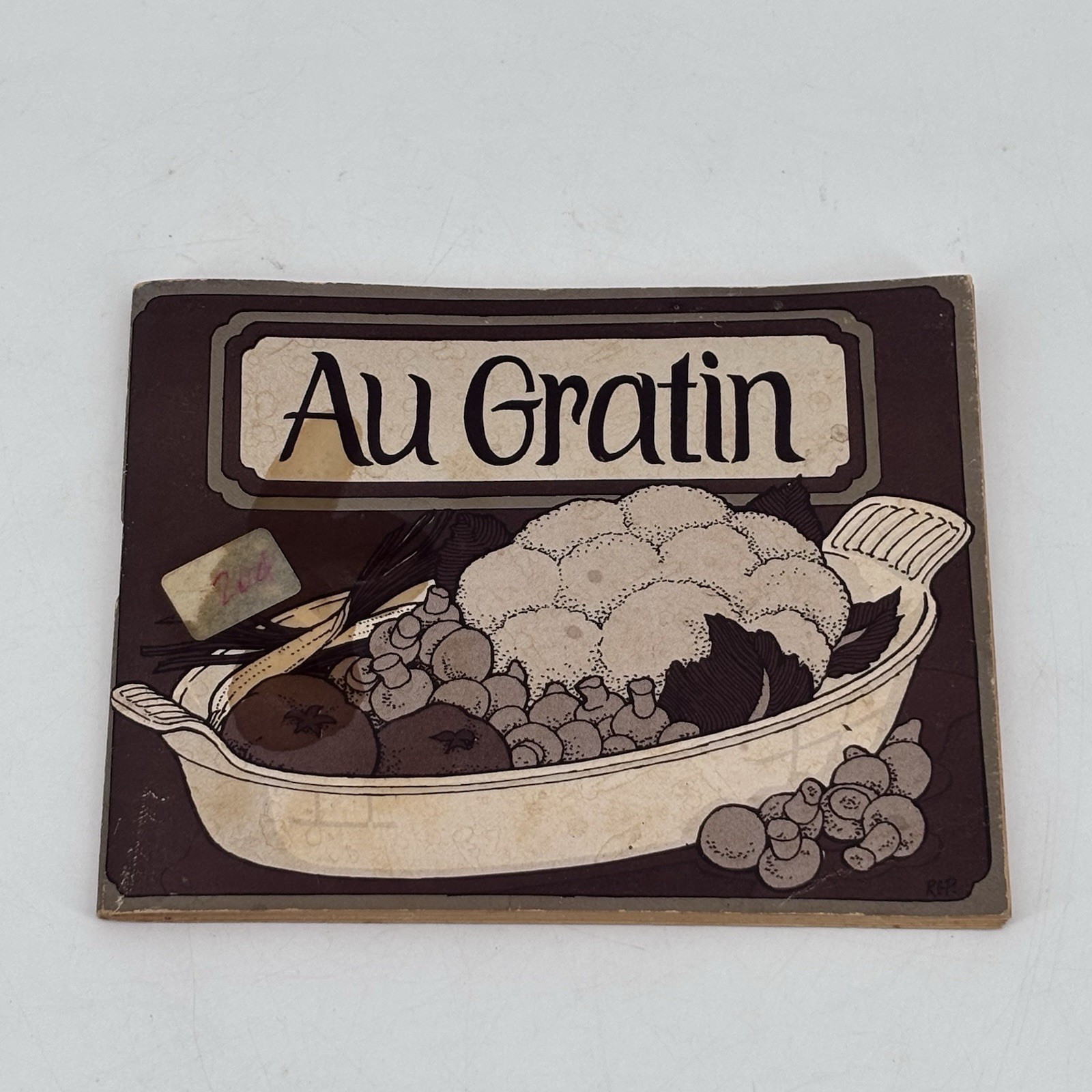 Au Gratin Irene Chalmers Potpourri Press Cookbook 1977 Vintage 70s