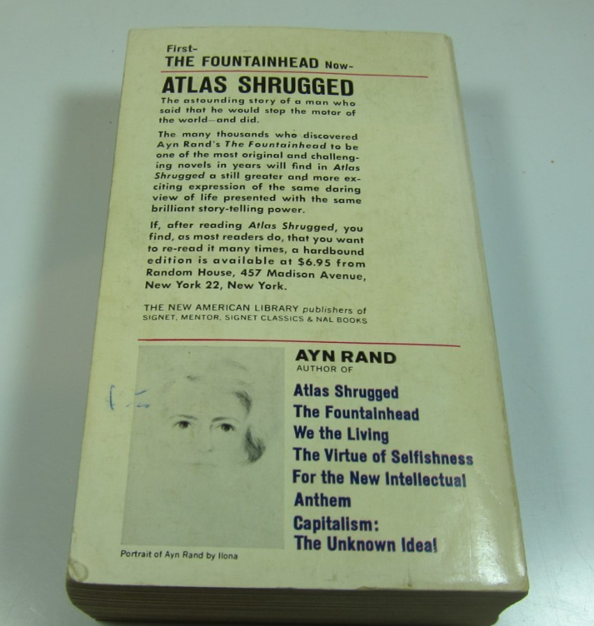 9 Books by Ayn Rand (Philosopher and Author)