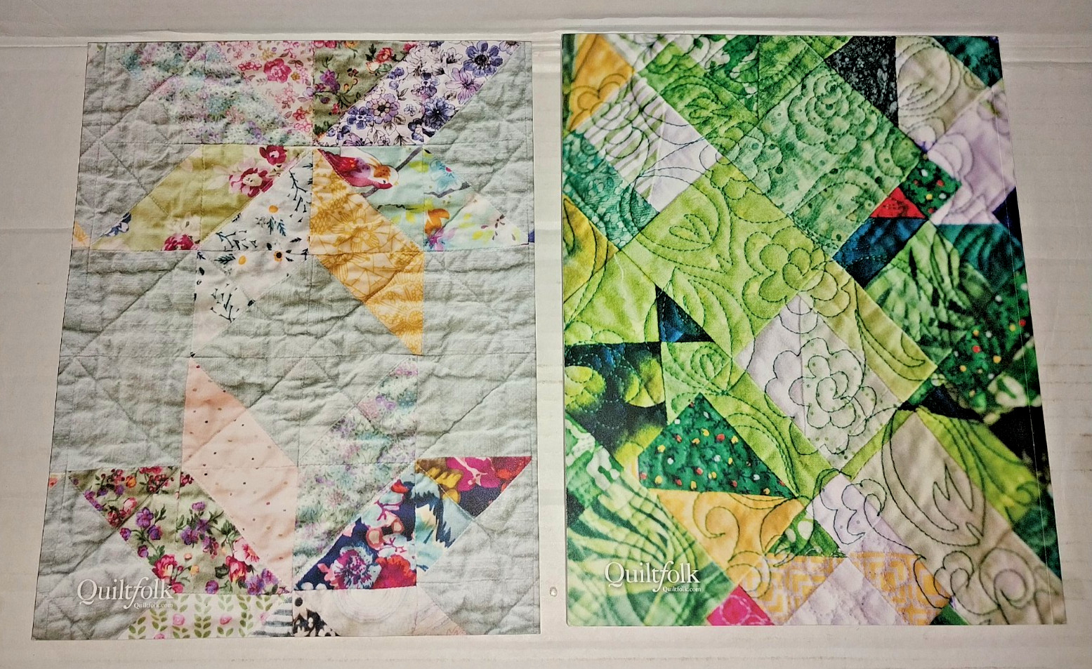 Lot #30-31 Quiltfolk Issues 2024 California & Oklahoma