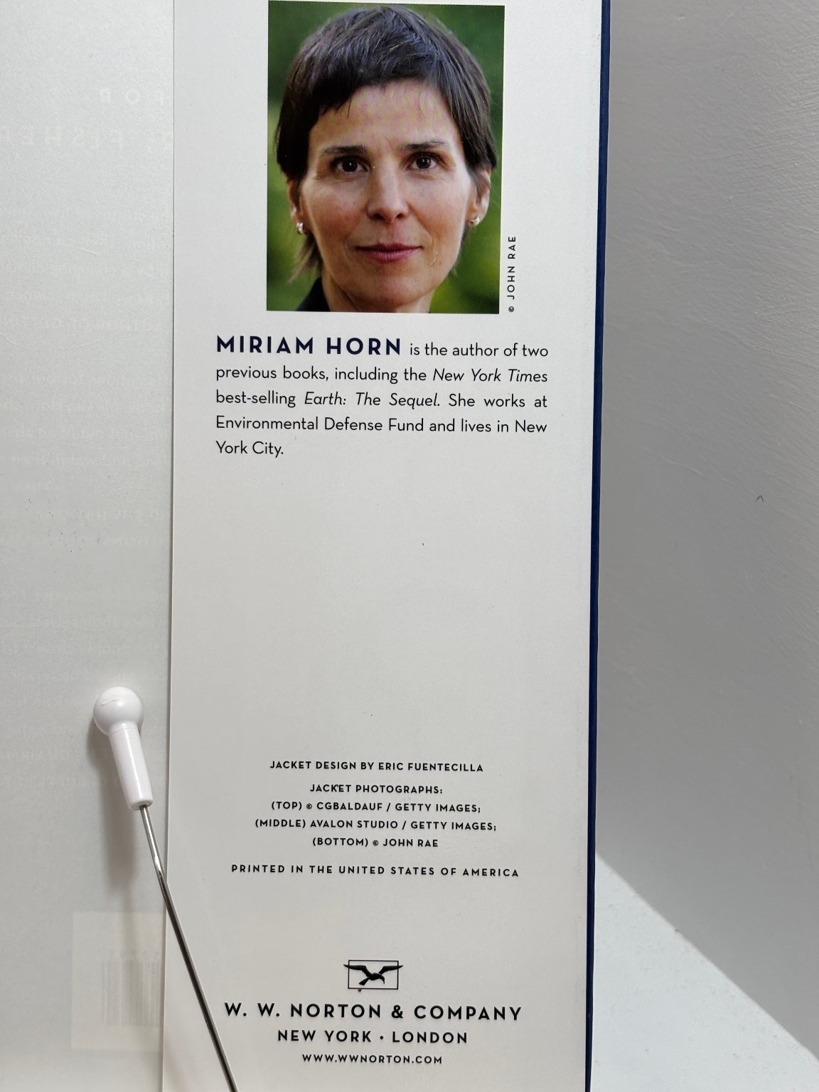 Rancher, Farmer, Fisherman Miriam Horn 2017 Conservation Environment W.W. Norton