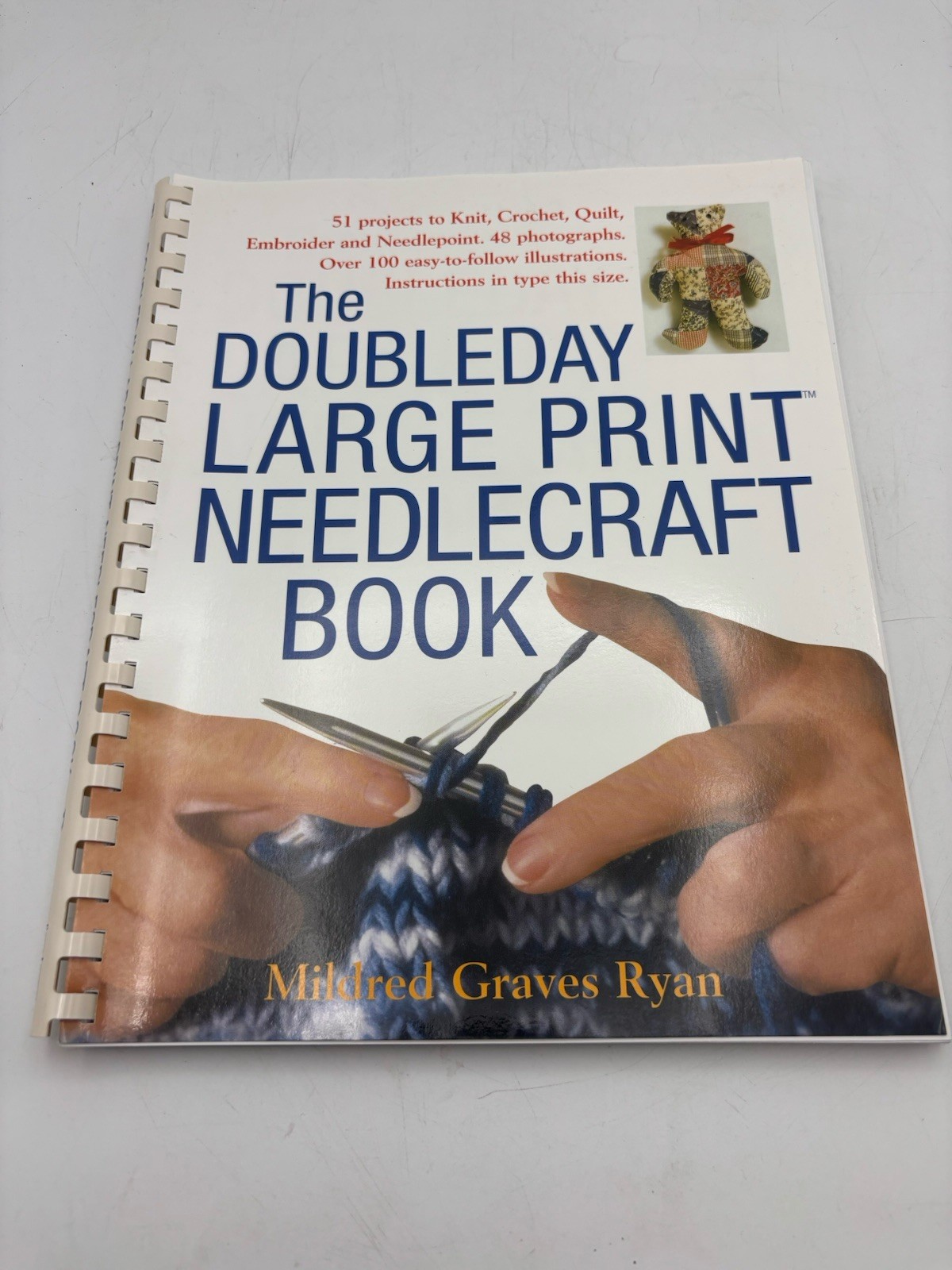 Doubleday Large Print Needlecraft Book by Mildred Graves Ryan (1999, Trade…