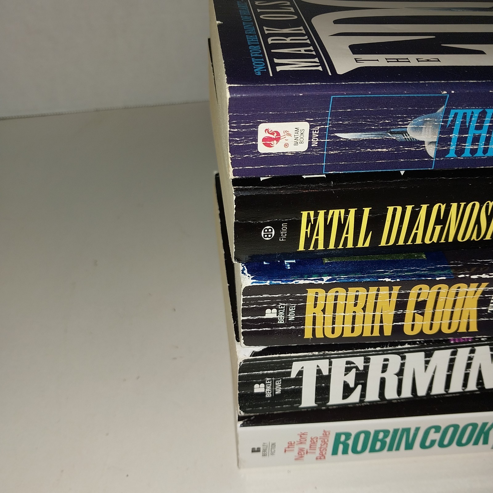Medical Thriller Fiction Paperback Mixed Book Lot Of 5