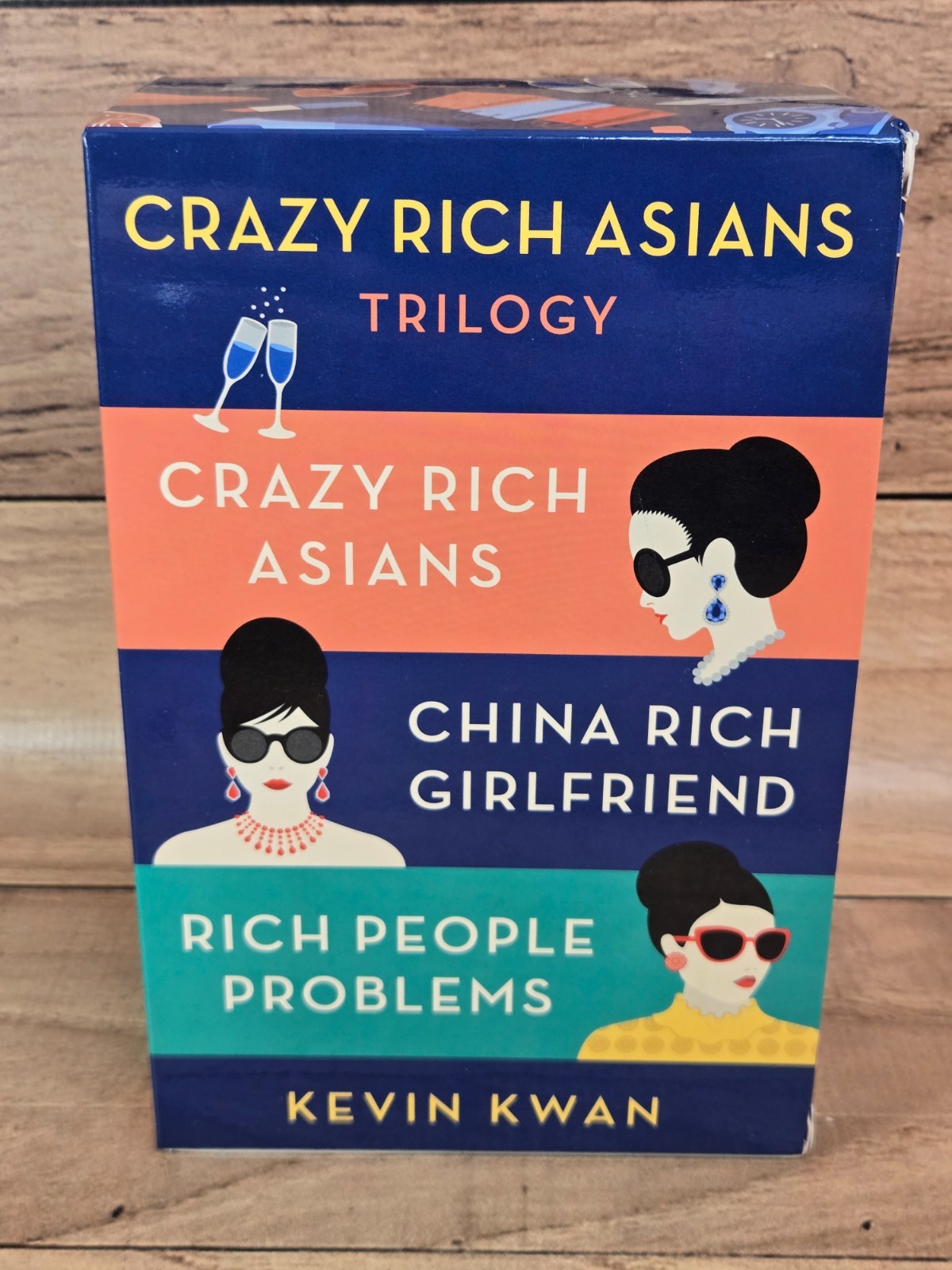 The Crazy Rich Asians Trilogy Box Set By Kevin Kwan Trade Paperback LIKE NEW