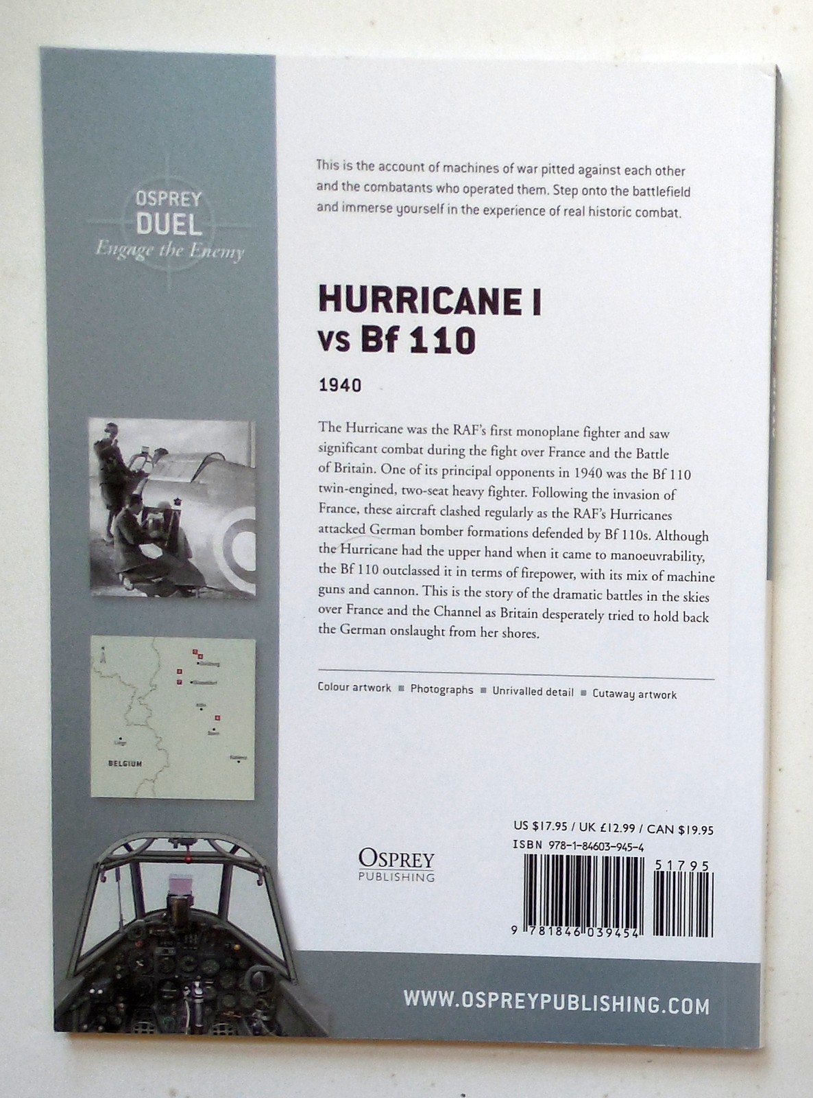 Osprey Duel Series “Hurricane I vs. Bf 110 – 1940” Book No. 29