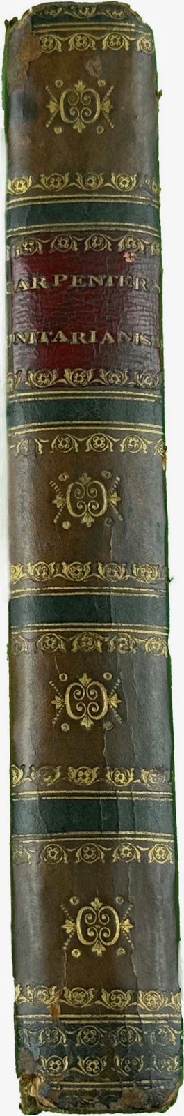 Letters on Unitarianism by Carpenter, Rare, 1809