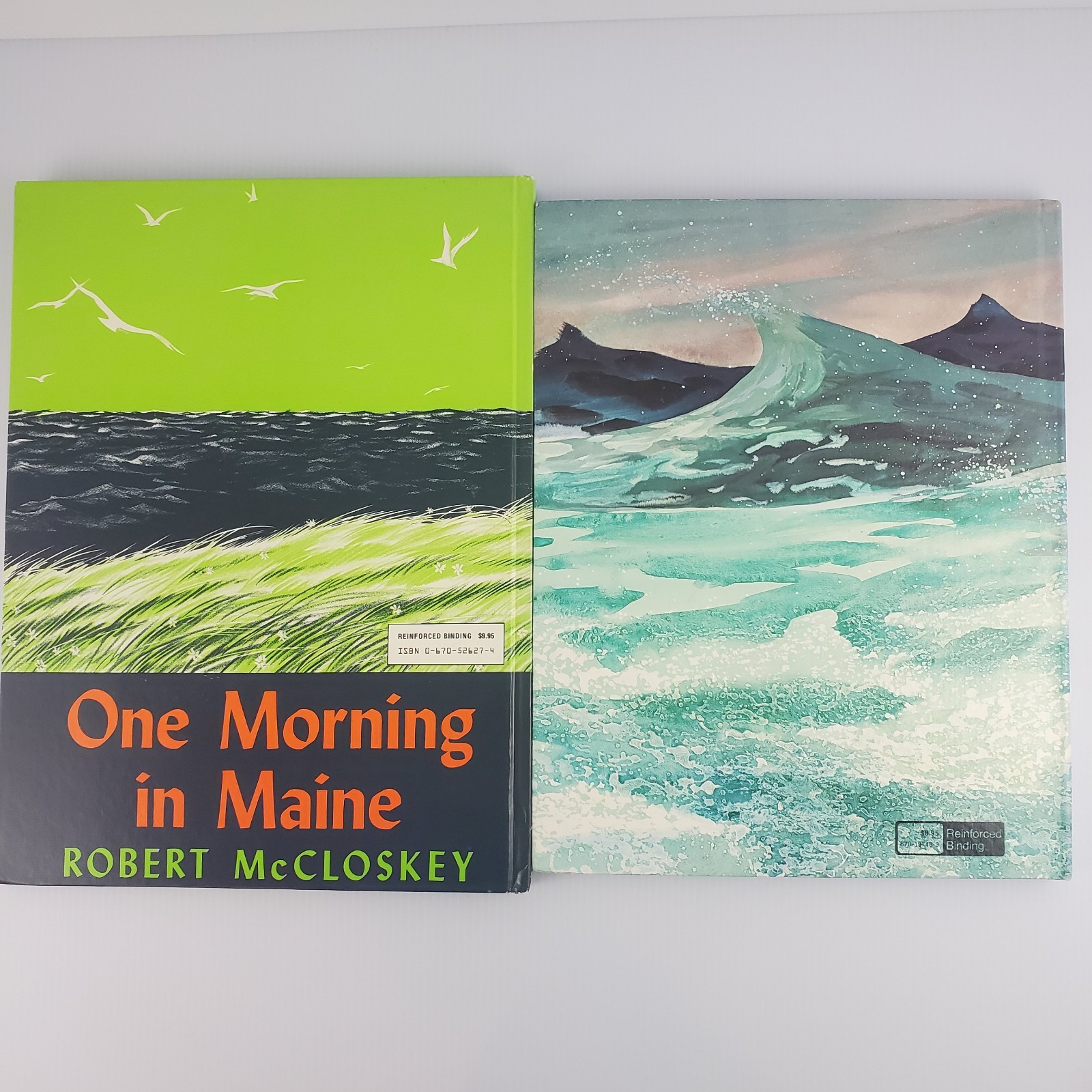 Burt Dow Deep Water Man & One Morning in Maine by Robert McCloskey Hardcover