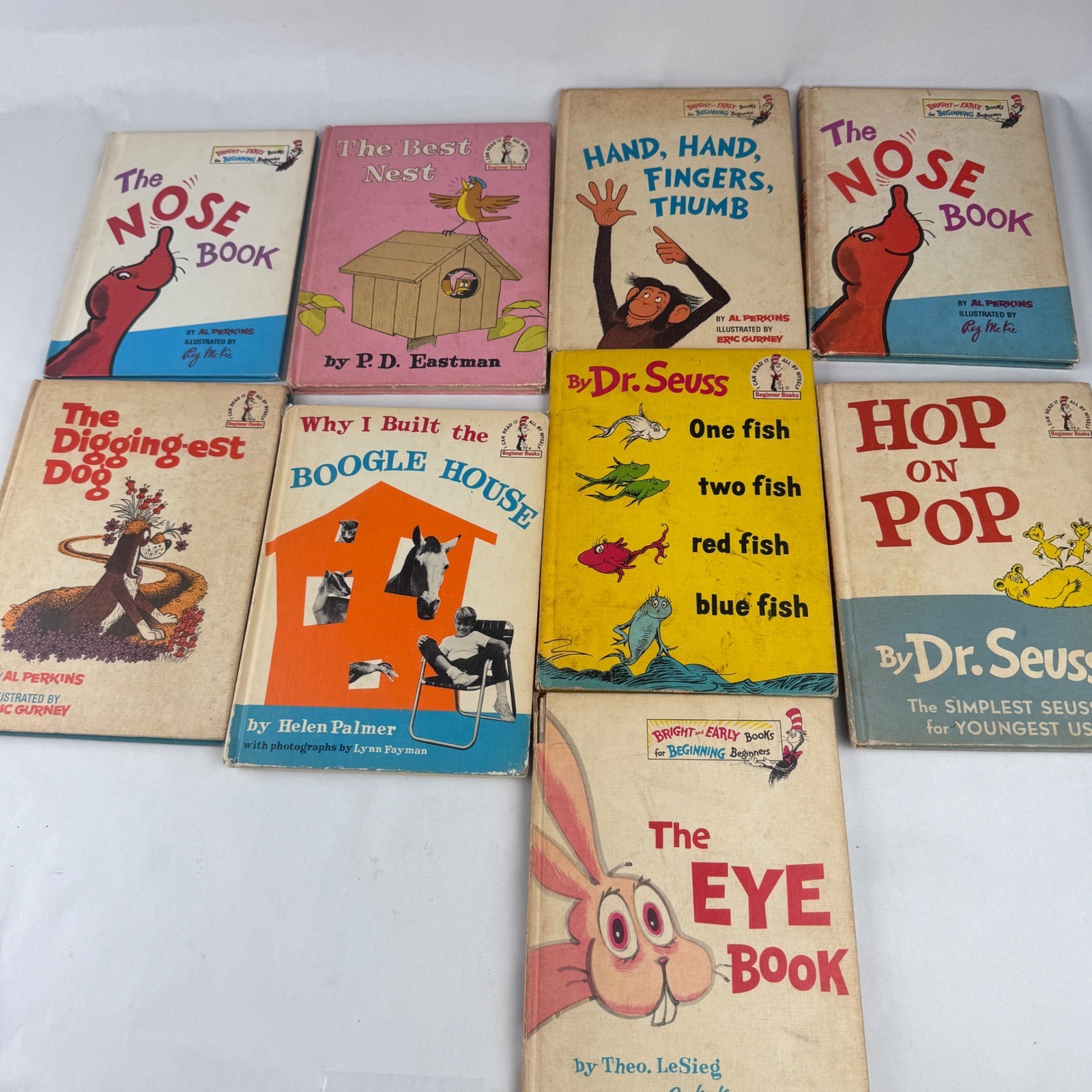 Vintage Dr Seuss Books Lot of 11 Hardback Sneetches Horton Hears a Who