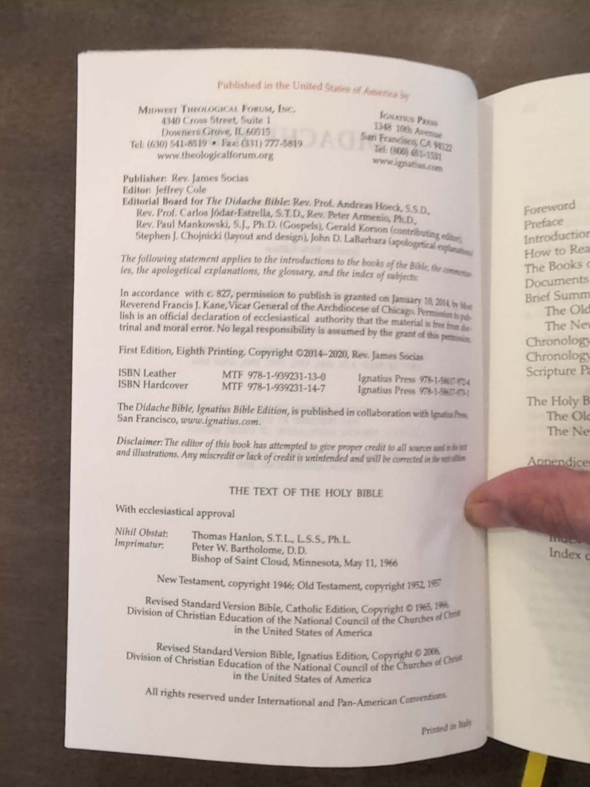 Didache Bible with Commentaries Based On the Catechism of the Catholic Church