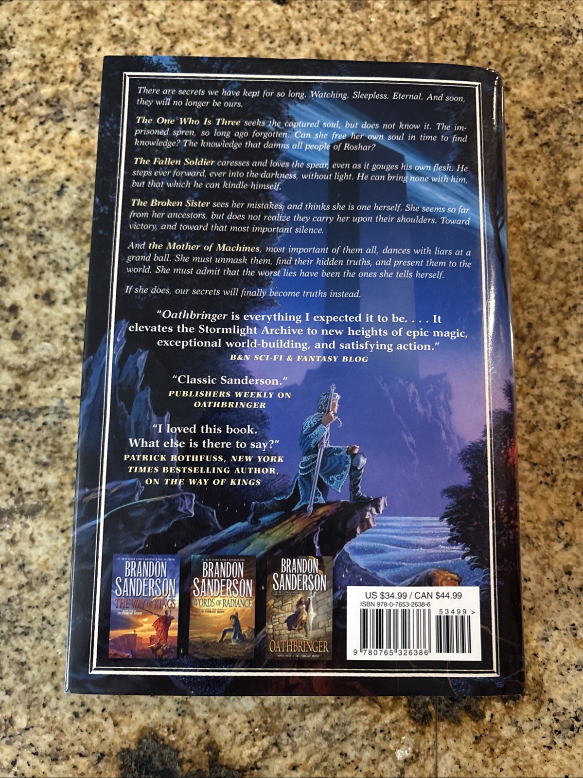 Rhythm of War BK 4 of Stormlight Archive by Brandon Sanderson 2020 HCDJ 1st/1st