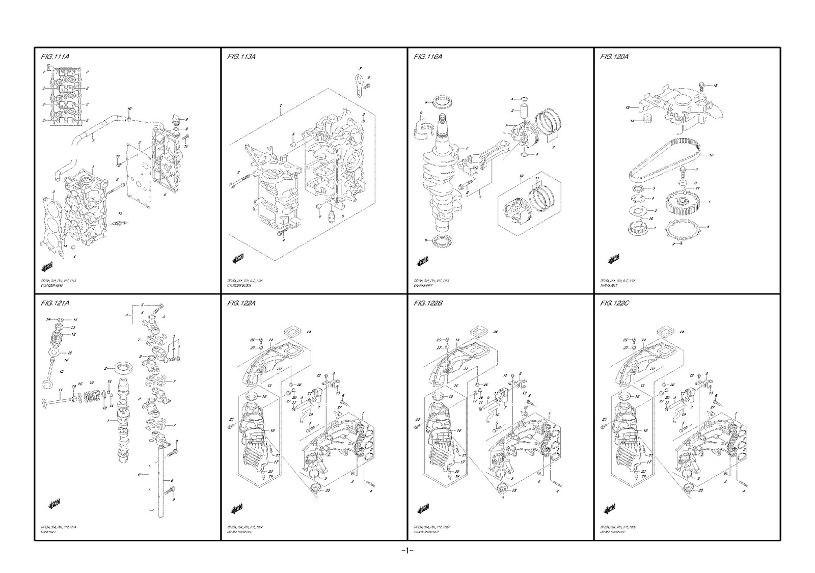 SUZUKI PARTS DF25A DF30A PARTS CATALOGUE – STEEL WIRE BOUND – PROTECTIVE COVERS