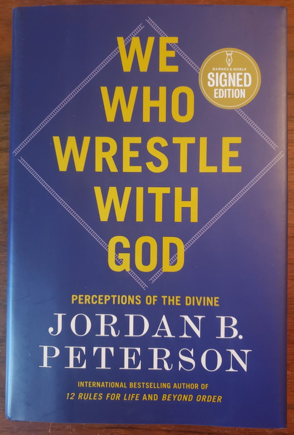 Jordan B. Peterson Signed “We Who Wrestle With God” HC 1st/1st Book Autographed