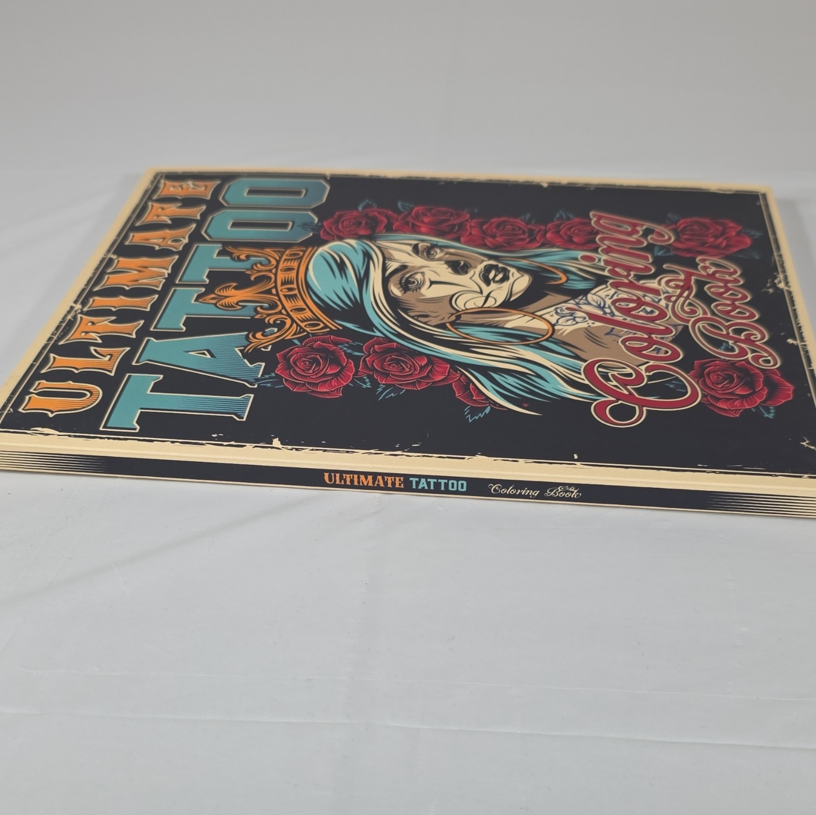*NEW/ UNUSED/ NO MARKINGS* Halcyon Time Ltd Ultimate Tattoo Coloring Book
