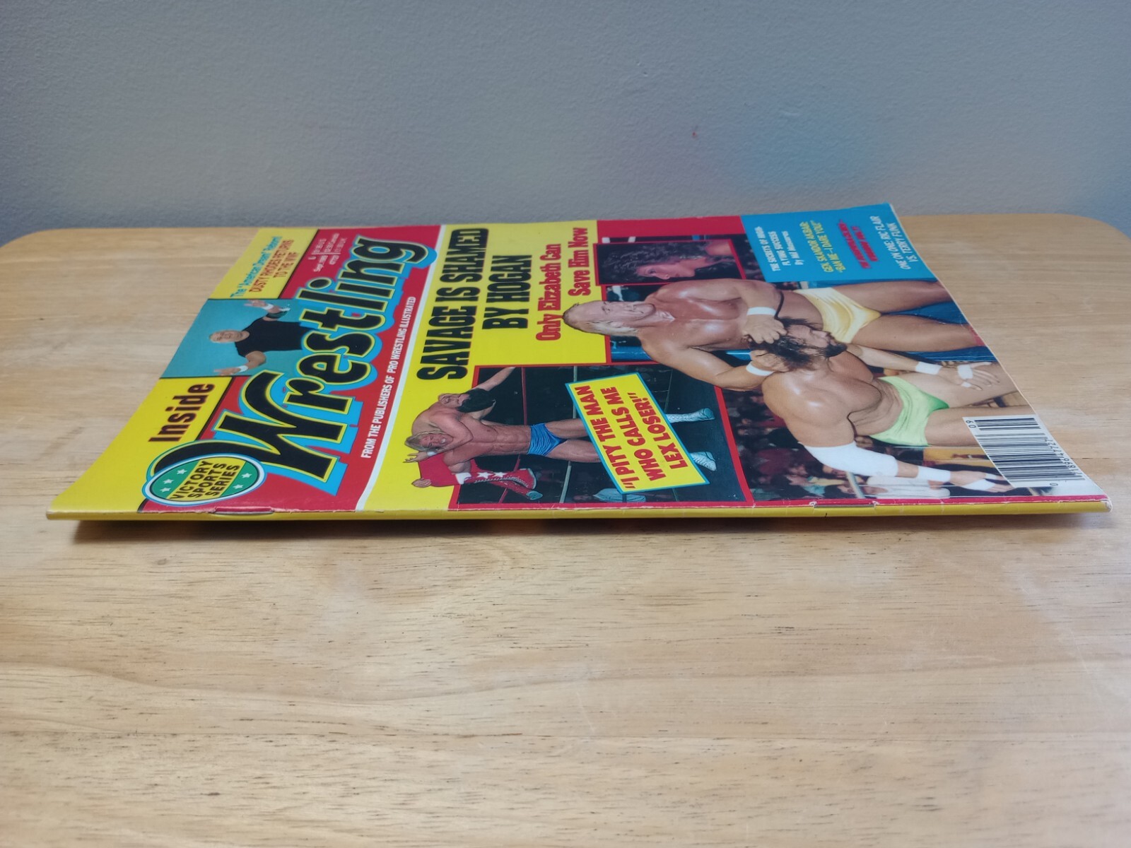 INSIDE WRESTLING SEPTEMBER 1989 RIC FLAIR HULK HOGAN DUSTY RHODES LEX LUGER WWE