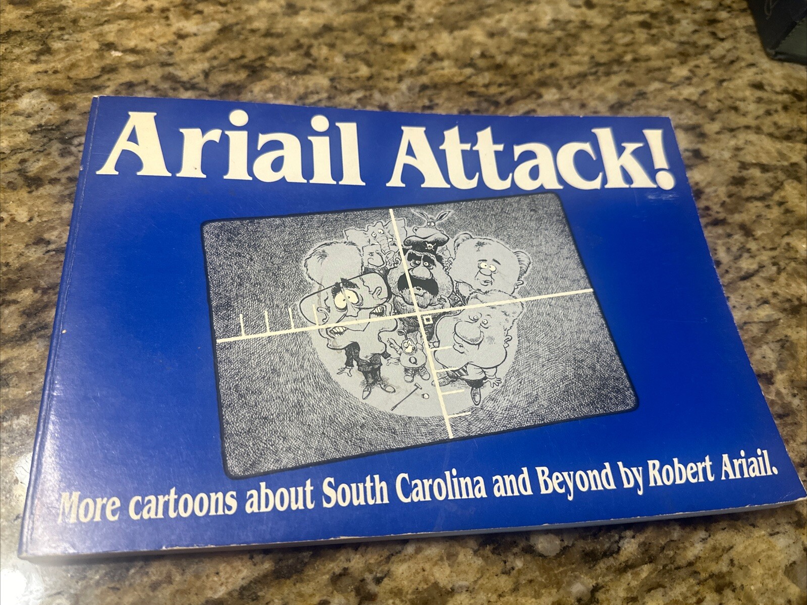 1992 Ariail Attack book Robert Ariail State newspaper SC cartoons 159 pages