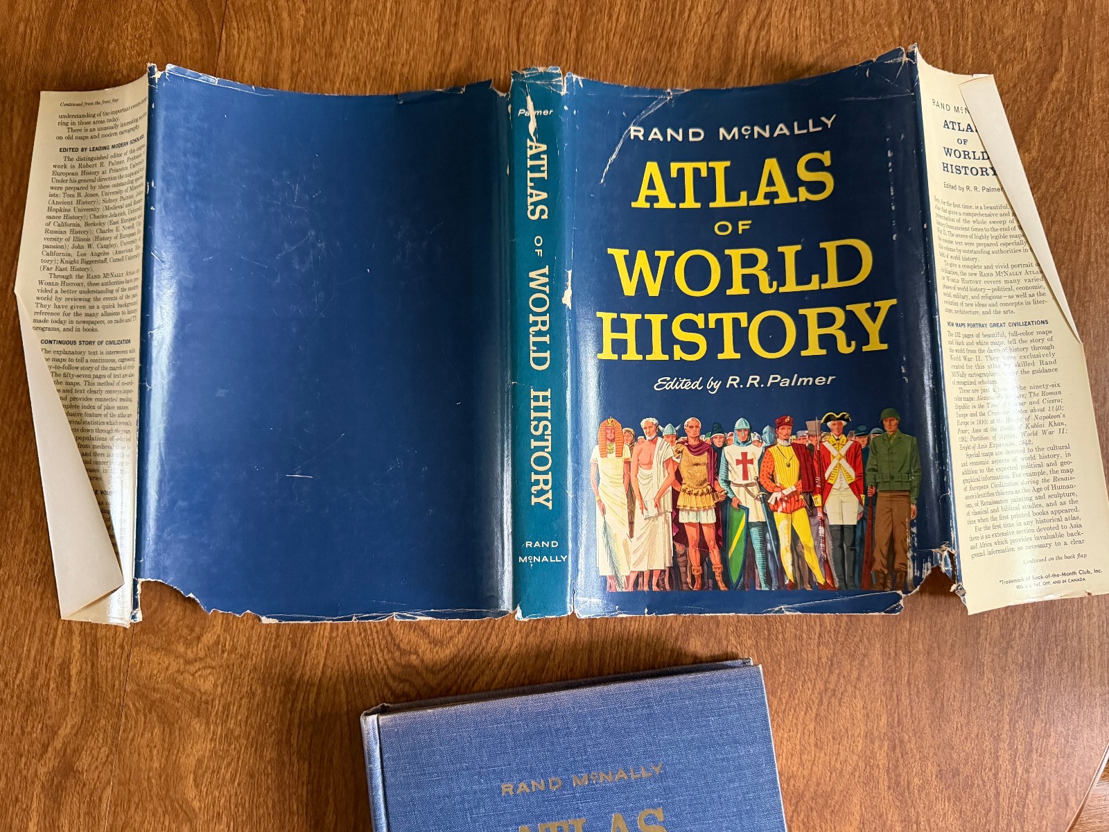 Rand McNally Atlas of World History – 132 pgs maps HCDJ 1957
