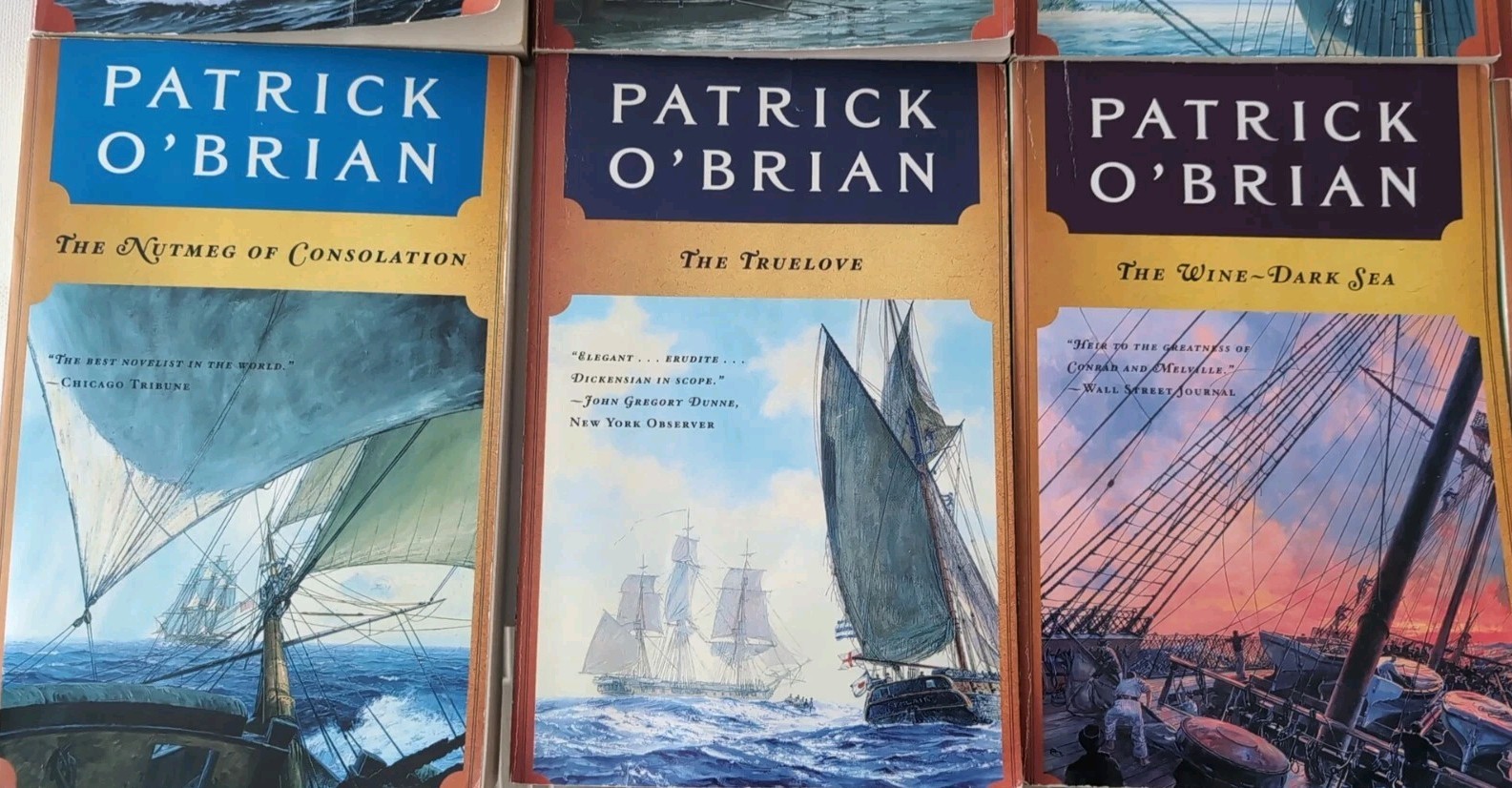 Lot Of 19 Patrick O’Brian,Norton Publishing, Paperback Books, No Vol. 2