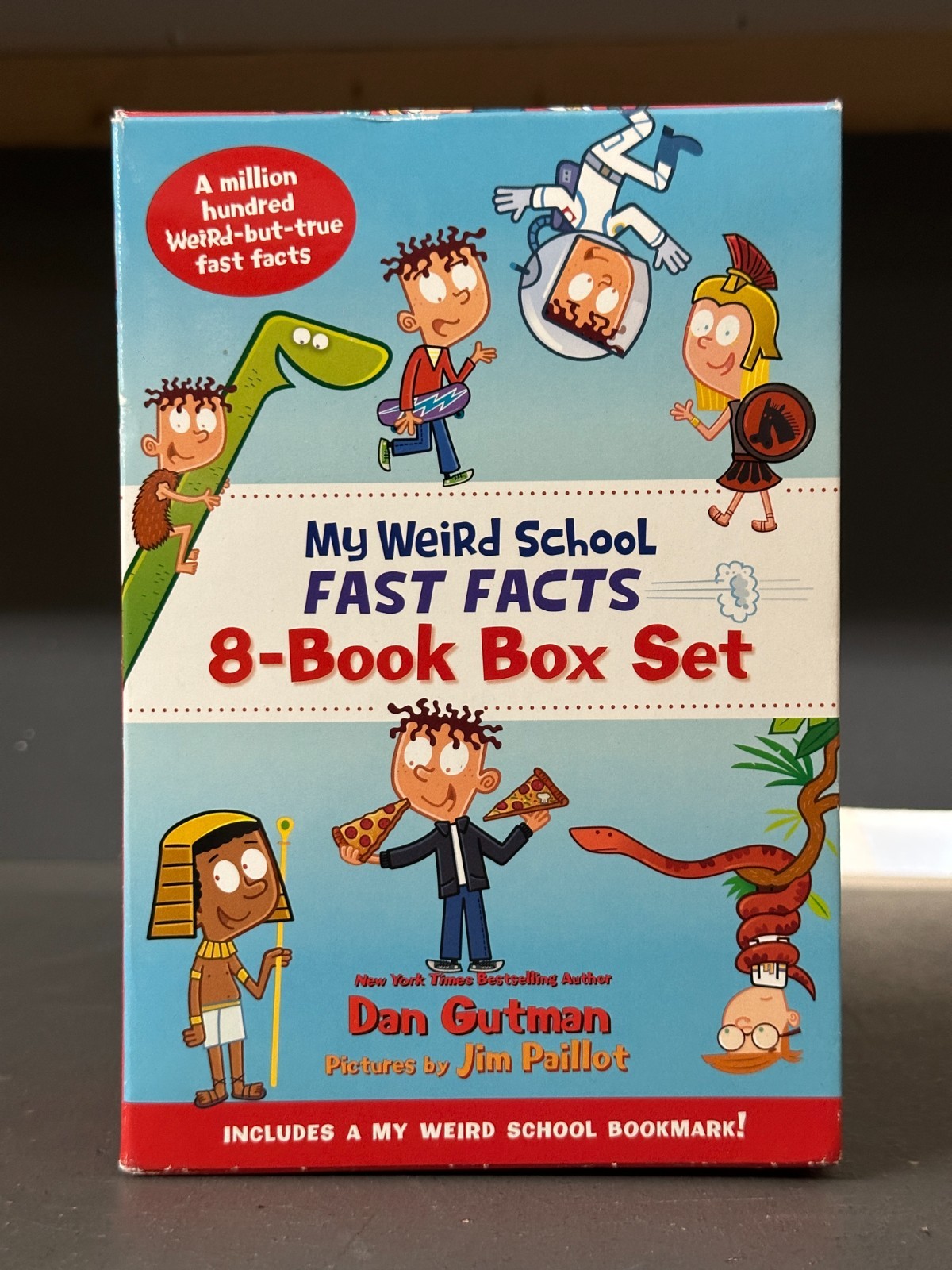 My Weird School Fast Facts By Dan Gutman: 8 Books Box Set with Slipcase – Good