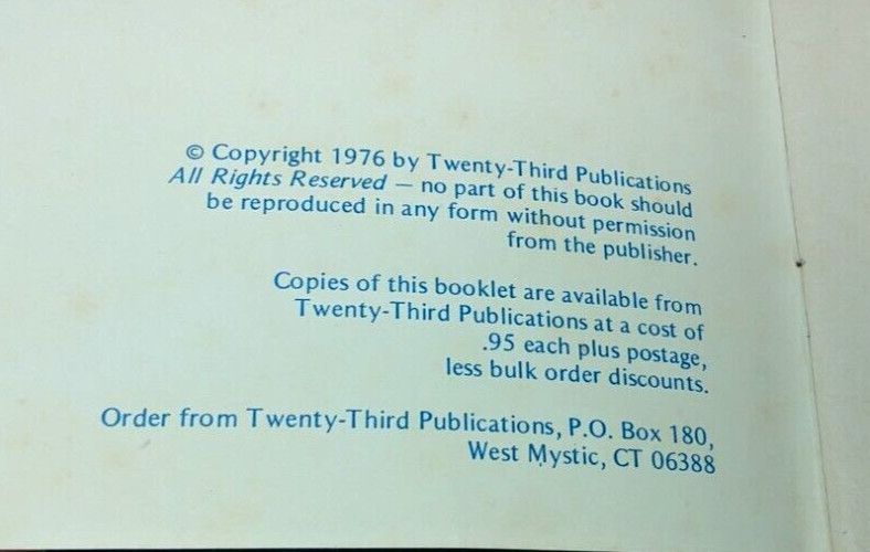 Teach Us How to Pray: William V. Coleman 1976 Trade Paperback 58 Pages