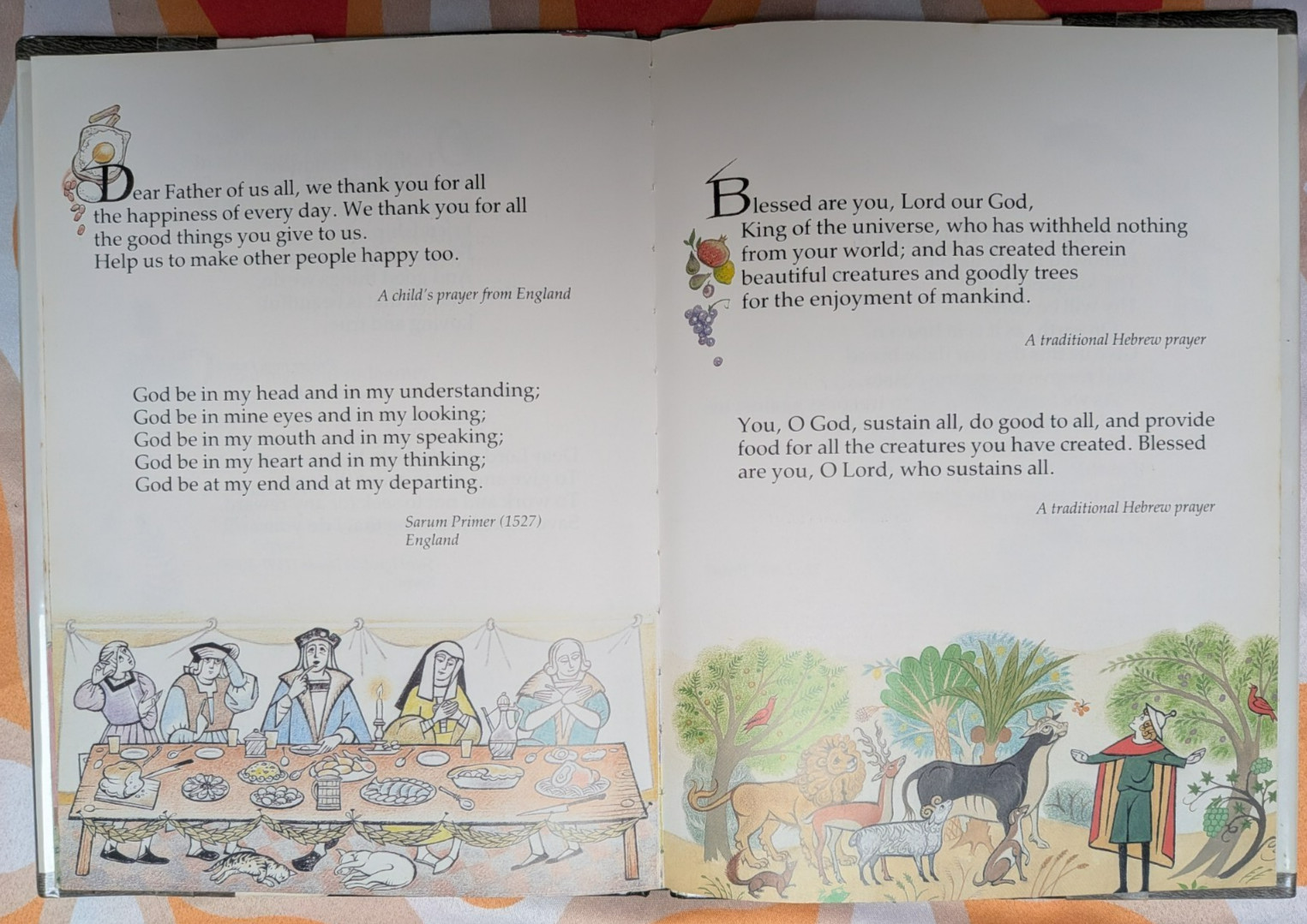 Thanks Be to God: Prayers from Around the World Illustrated by Pauline Baynes HC