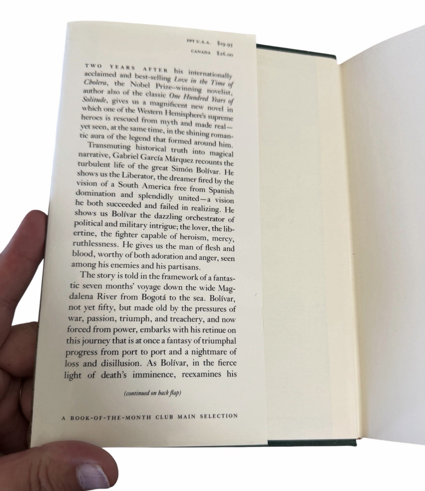 General in His Labyrinth by Gabriel García Márquez (1990, Hardcover)