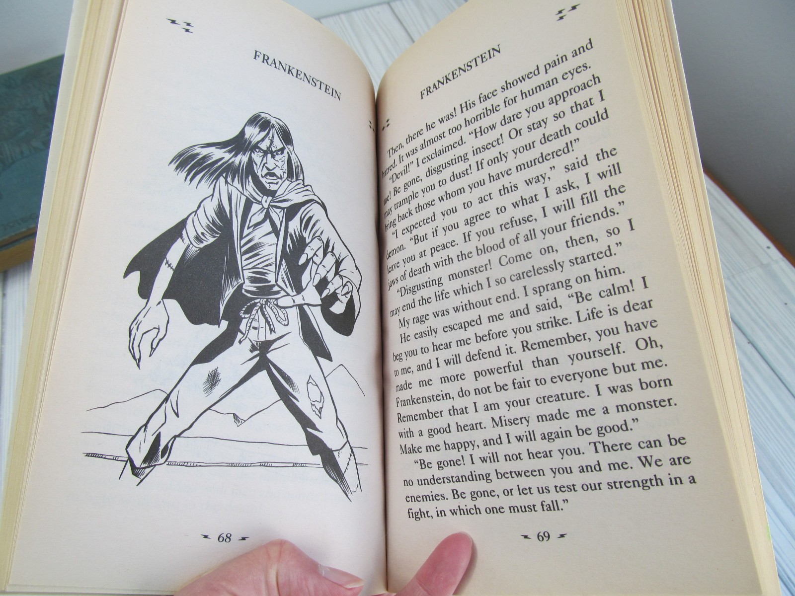 Frankenstein Mary Wollstonecraft Shelley 2013 Illustrated Junior Classic Book K