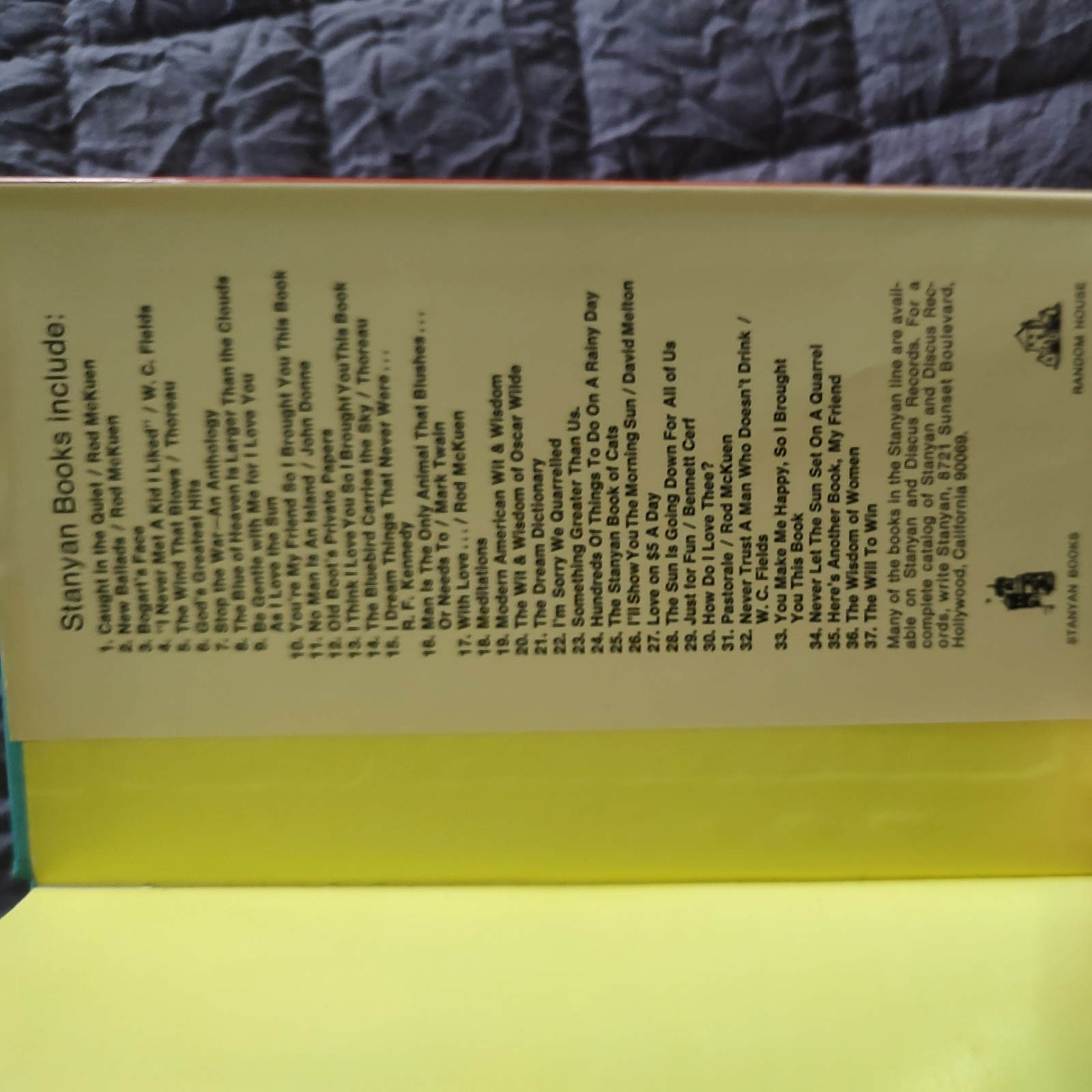 Here’s Another Book, My Friend – Edited Robert Allan (1971) – Used Book 61-pages