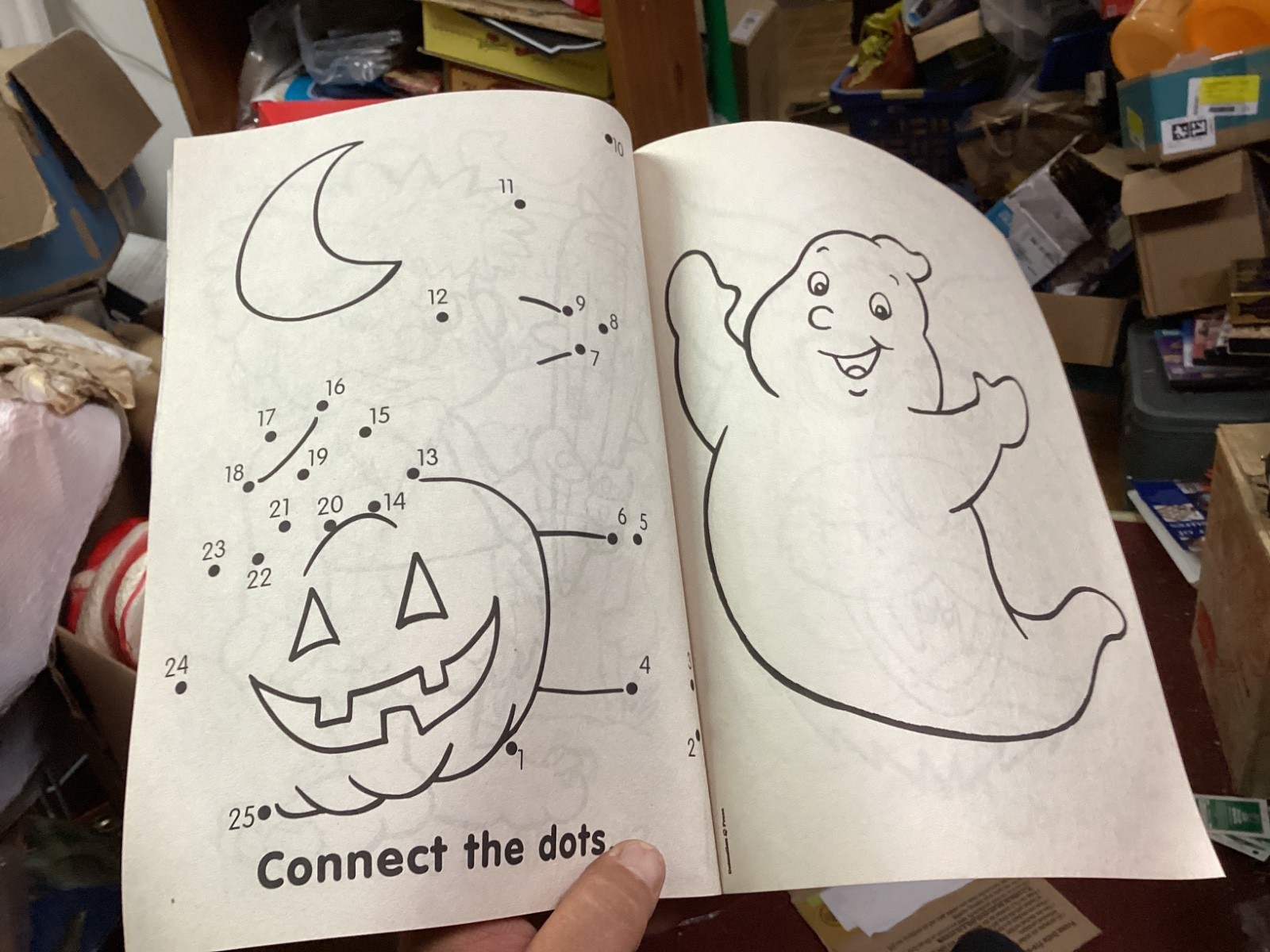 Vintage Rare Dalmatian Press Monster Mansion coloring book Halloween. new!