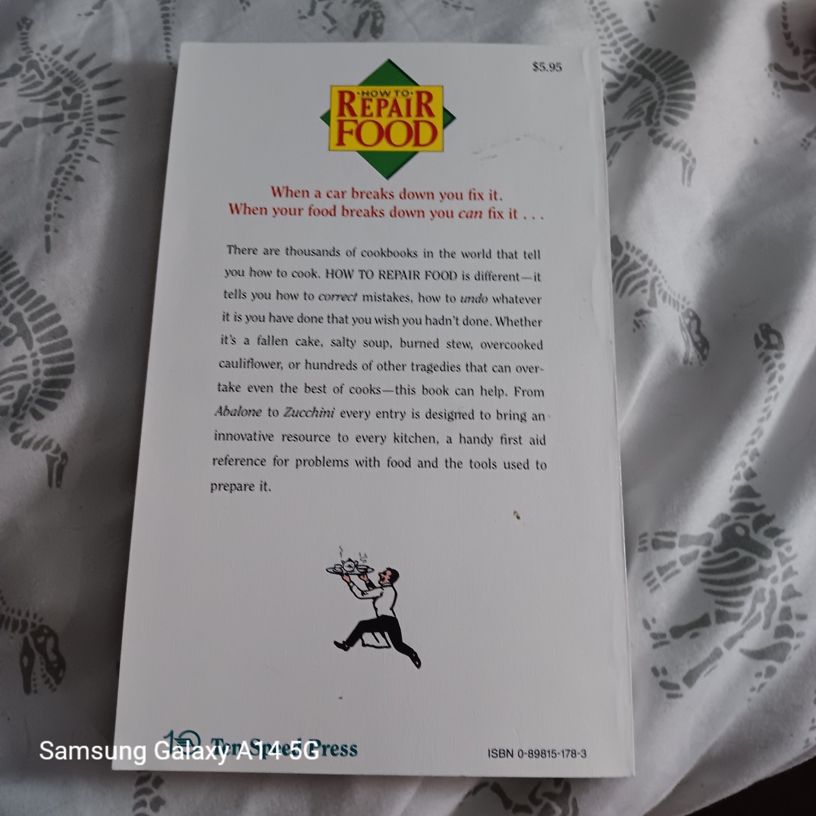 How to Repair Food Marina and John Bear 1987 Ten Speed Press PB Cookbook