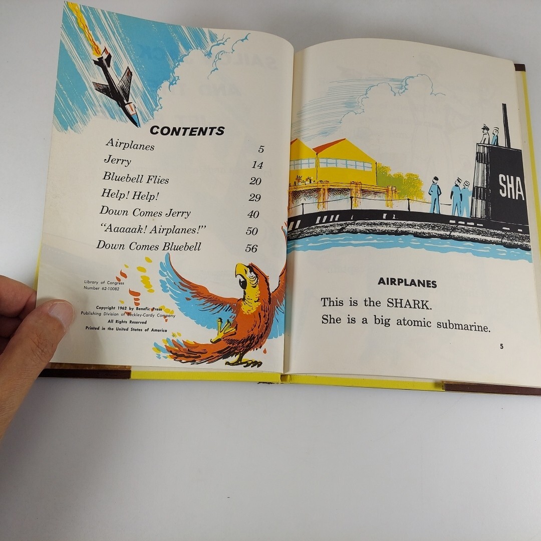 Sailor Jack And The Jet Plane by Selma & Jack Wassermann 1962 HC Ex-Library