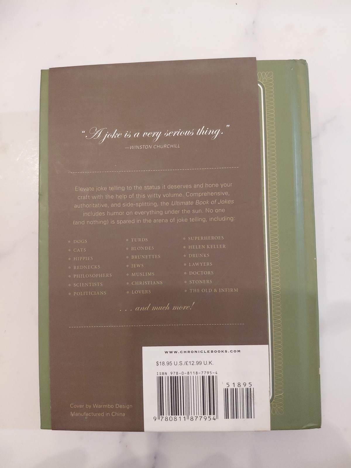 Ultimate Book of Jokes by Scott McNeely Hardcover 2011