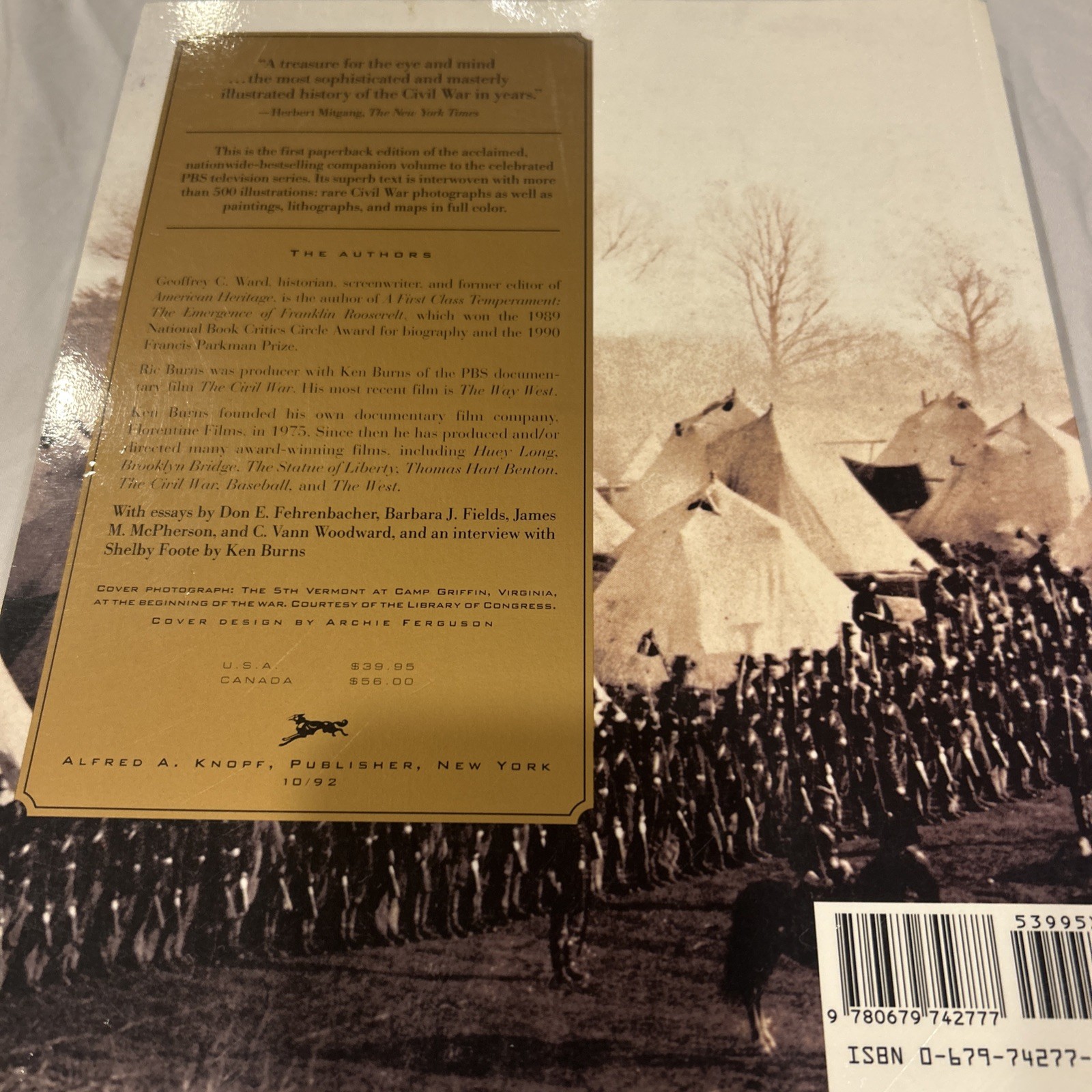 Civil War : An Illustrated History by Ric Burns, Ken Burns and Geoffrey C. Ward