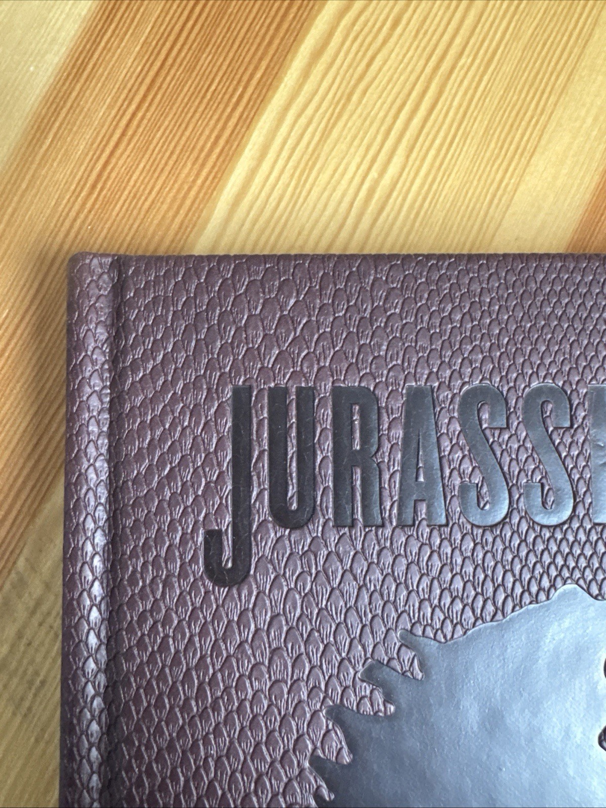 Jurassic Park By Michael Crichton Deluxe Faux Leather Dinosaur Skin Edition New