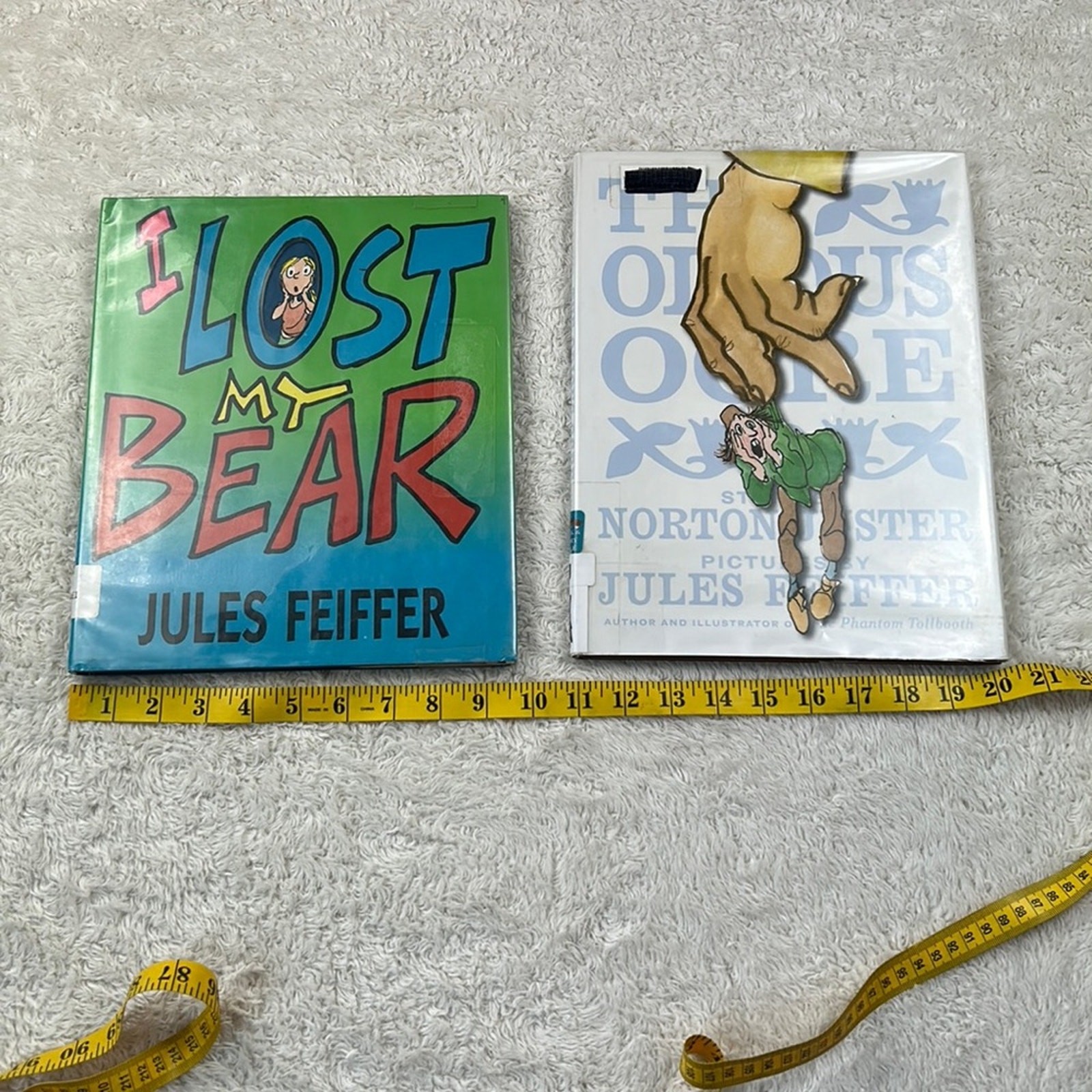 Jules Feiffer Picture Book bundle lot – I lost my Bear and The Odious Ogre
