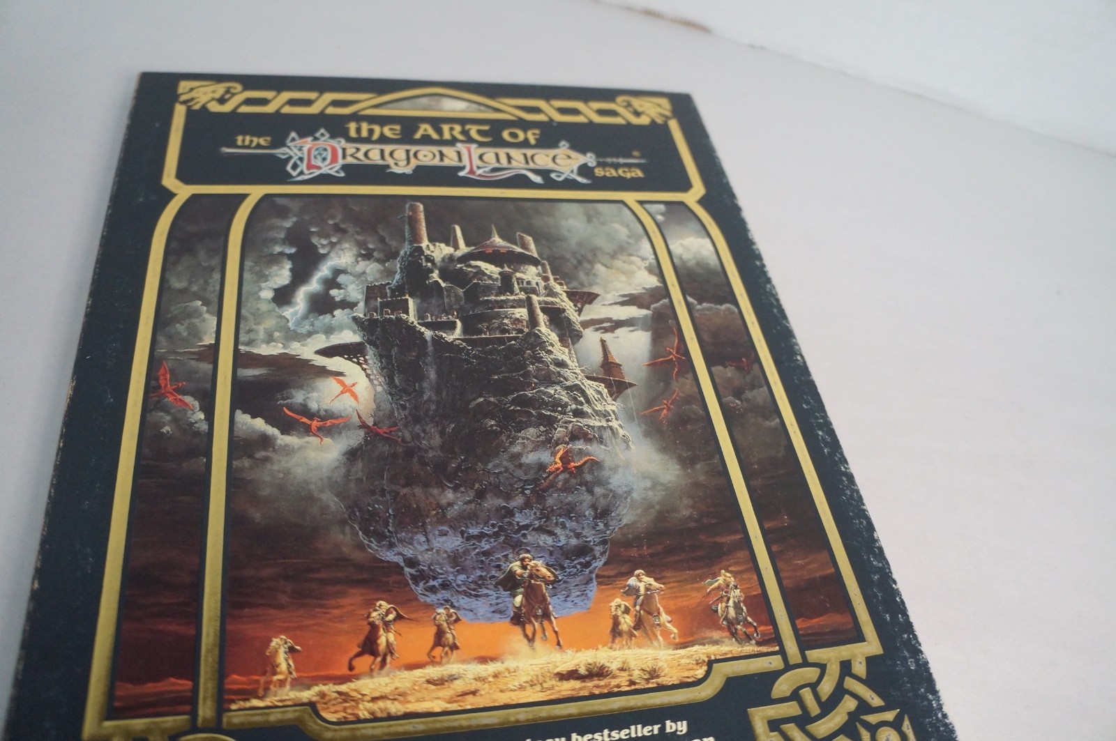 The Art of Dragonlance Saga Paperback 1987 TSR 1st Printing A D&D Weis & Hickman