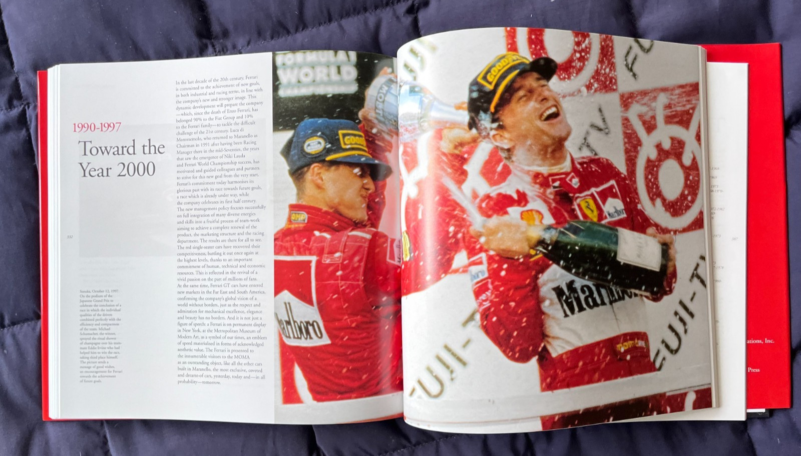 Ferrari 1947-1997 the Official Book by Gianni Cancellieri 2008 Dust Cover