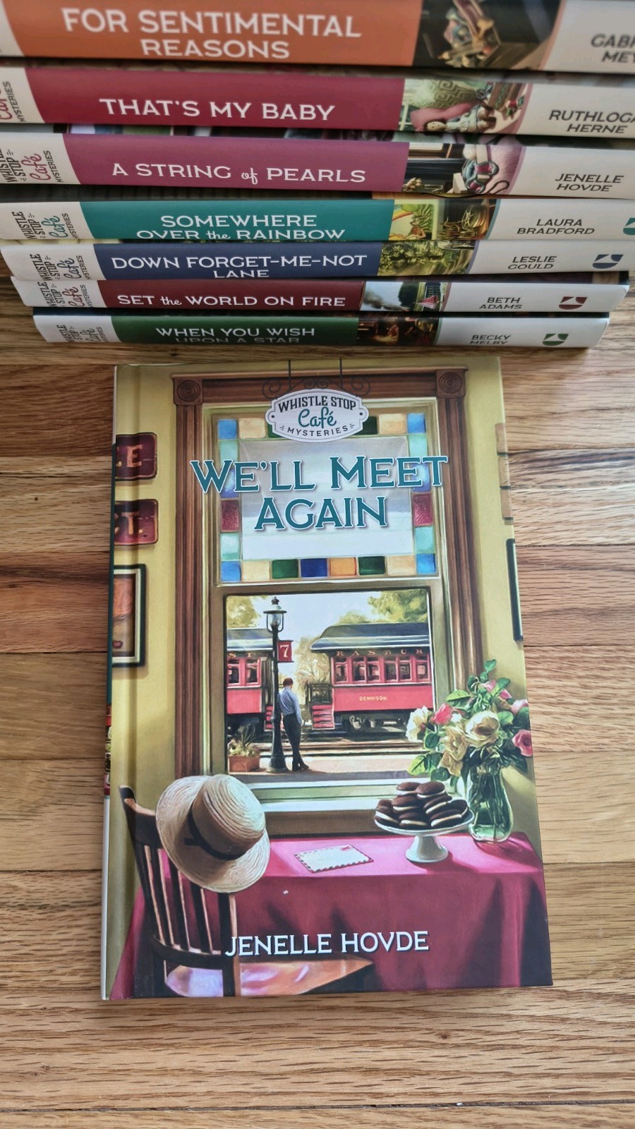 Lot of 15 Whistle Stop Cafe Mysteries Guideposts Christian Cozy Hardcover Set