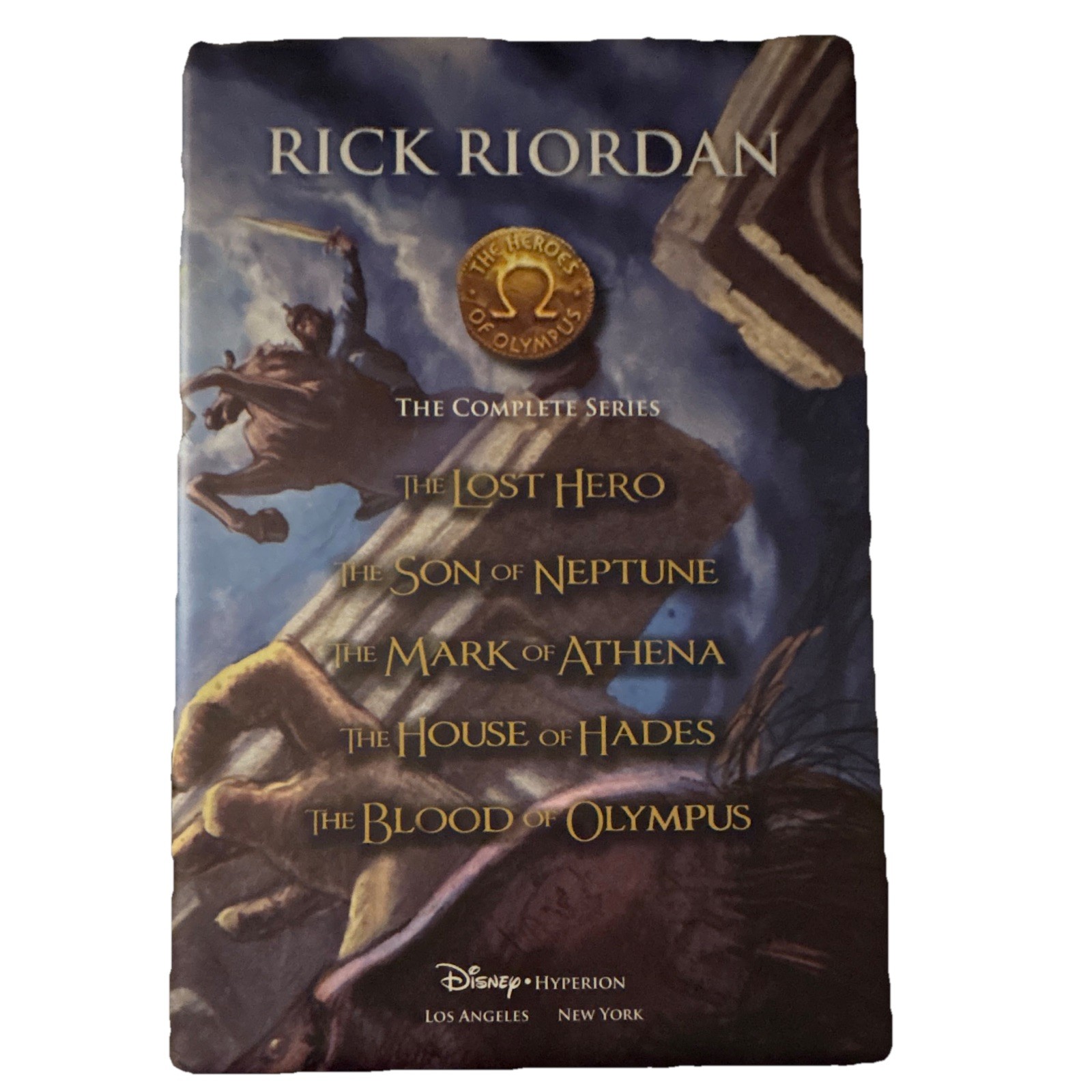 Rick Riordan Heroes of Olympus Series Hardcover Box Set 5-Vol. (NEVER USED)