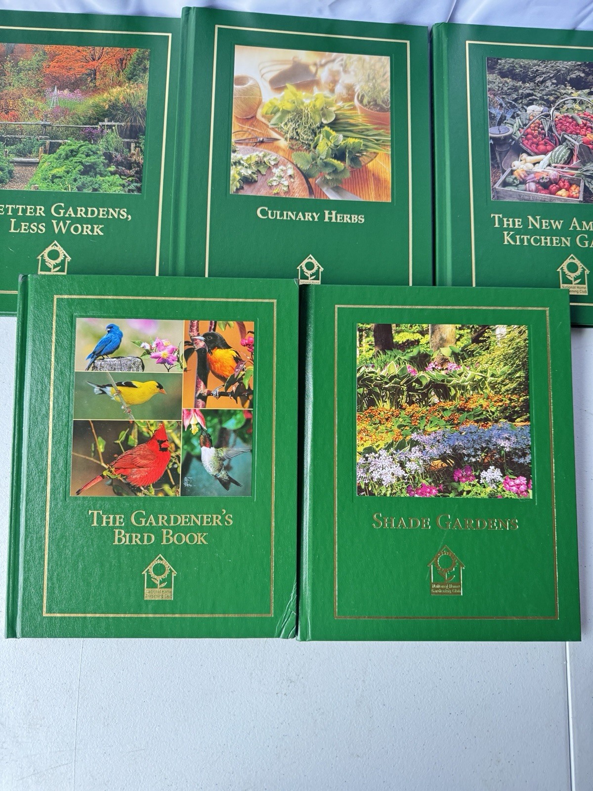 Gardening Book Lot 9 NHGC Hardcover Vegetable Herbs Roses Cookbooks