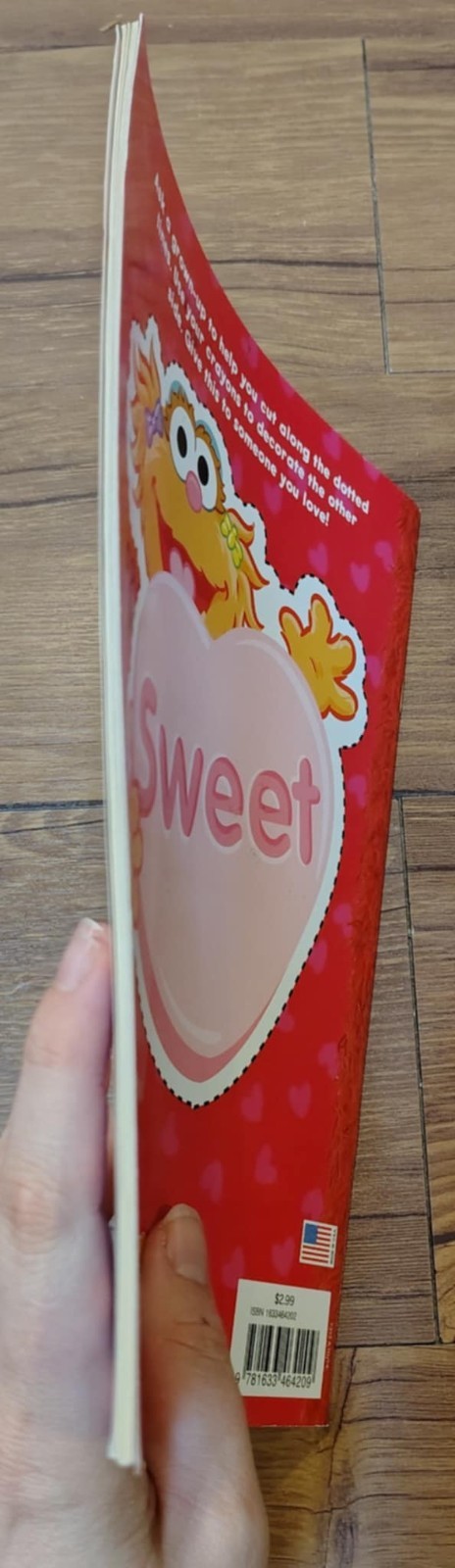 SESAME STREET ~V IS FOR VALENTINE~ COLORING & ACTIVITY BOOK includes Stickers