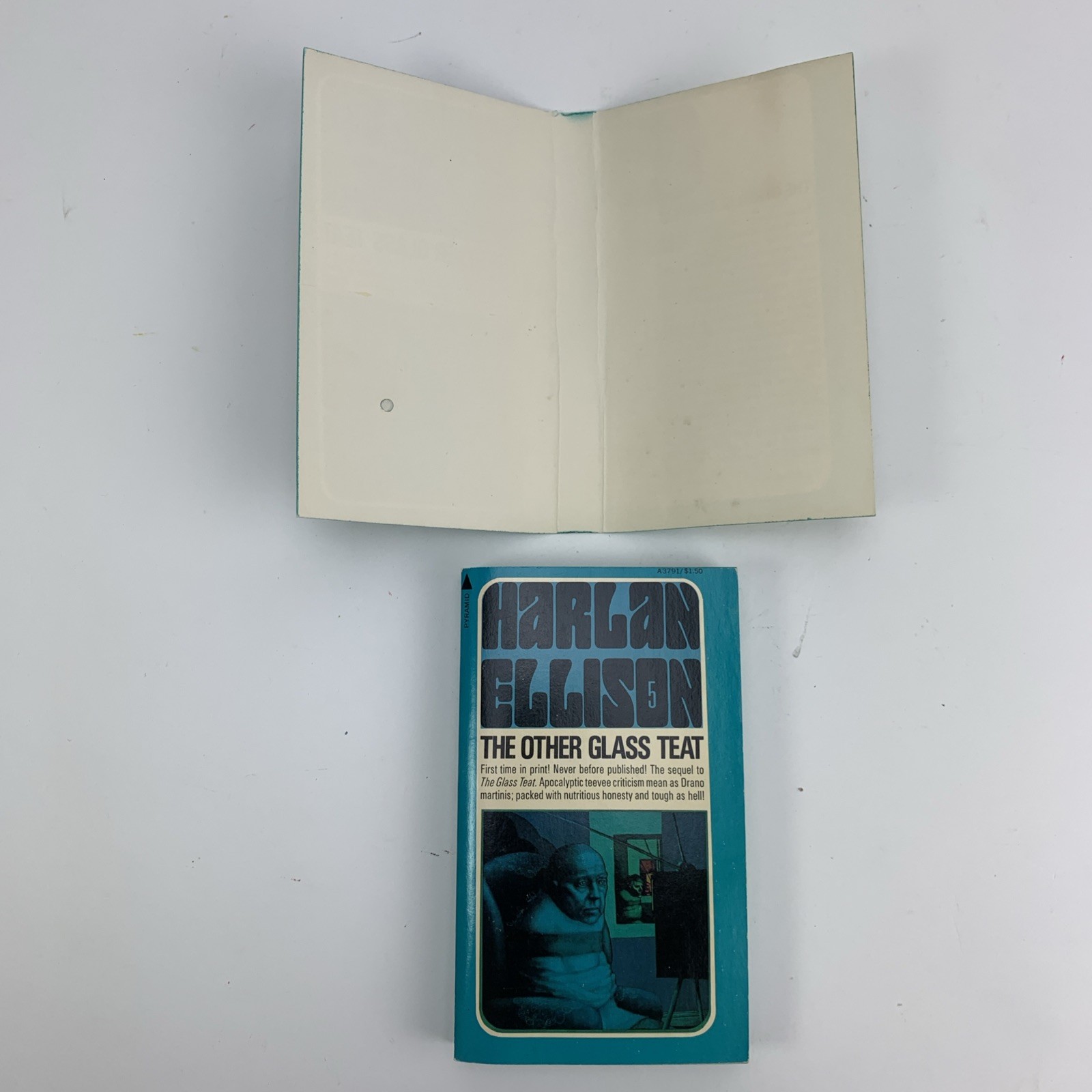 SIGNED The Other Glass Teat Harlan Ellison (Paperback, 1972) 2nd Print & Jacket
