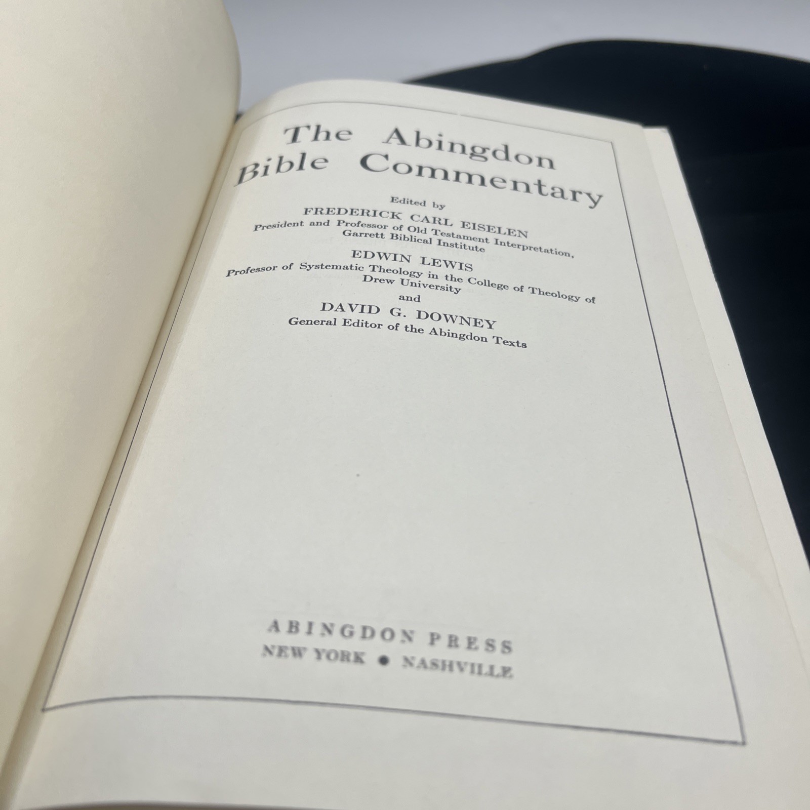 The Abingdon Bible Commentary Hardcover 1929 Abingdon Press Huge Book Vintage