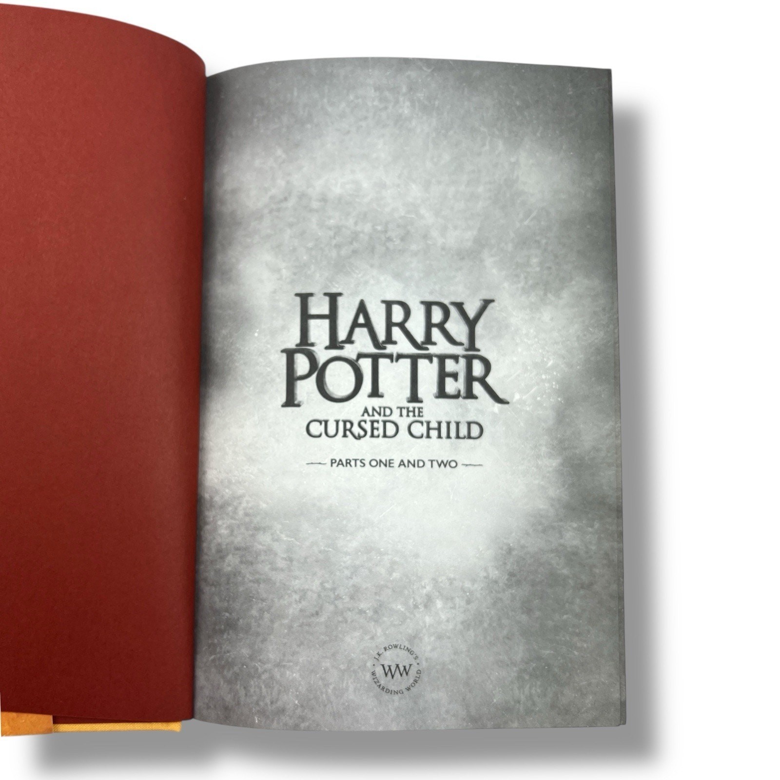 Harry Potter and the Cursed Child 1 & 2 Special Rehearsal Edition Script Book