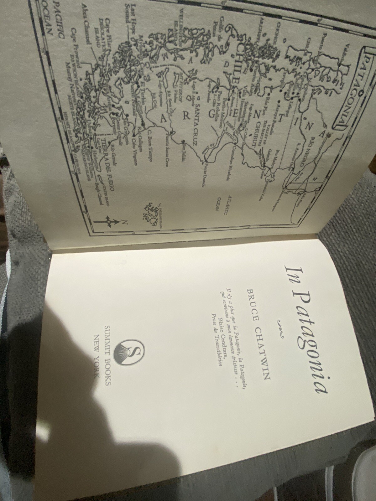 In Patagonia by Bruce Chatwin – First US Edition – Spine Cracked