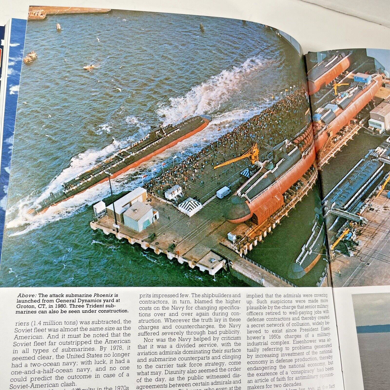 History of the US Navy by James M Morris 1985 Hardcover/DJ Book 260 pages