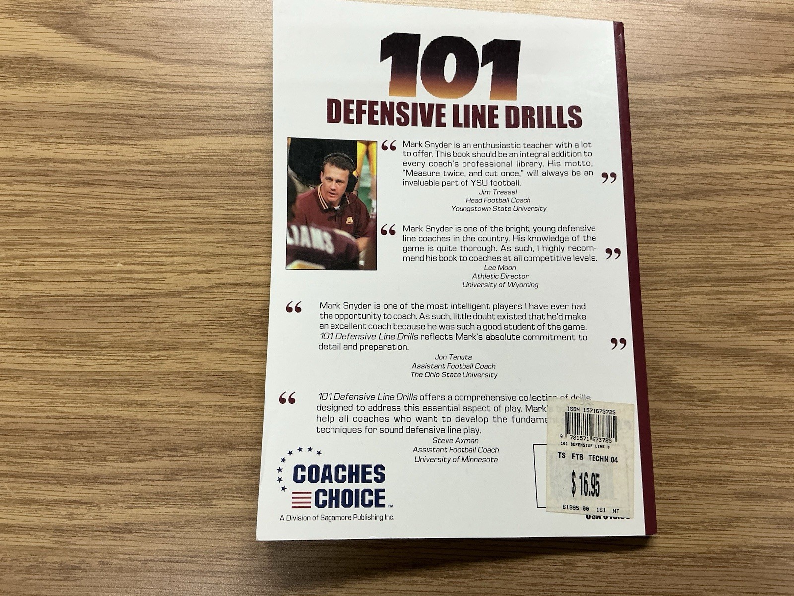 101 Defensive Line Drills Mark Snyder Coaches Choice Paperback Football Coaching